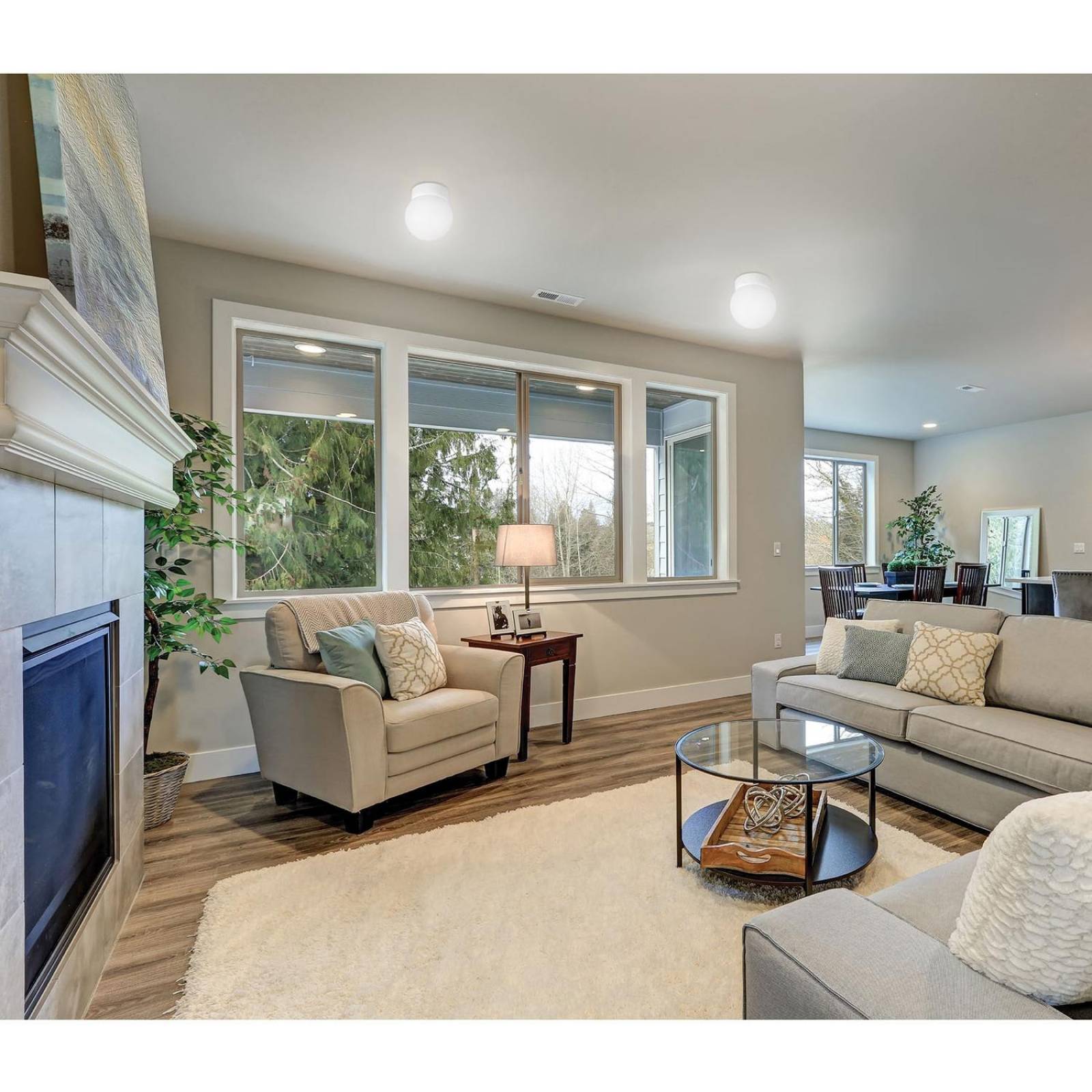 Pantalla decorativa esférica, sin lámpara 