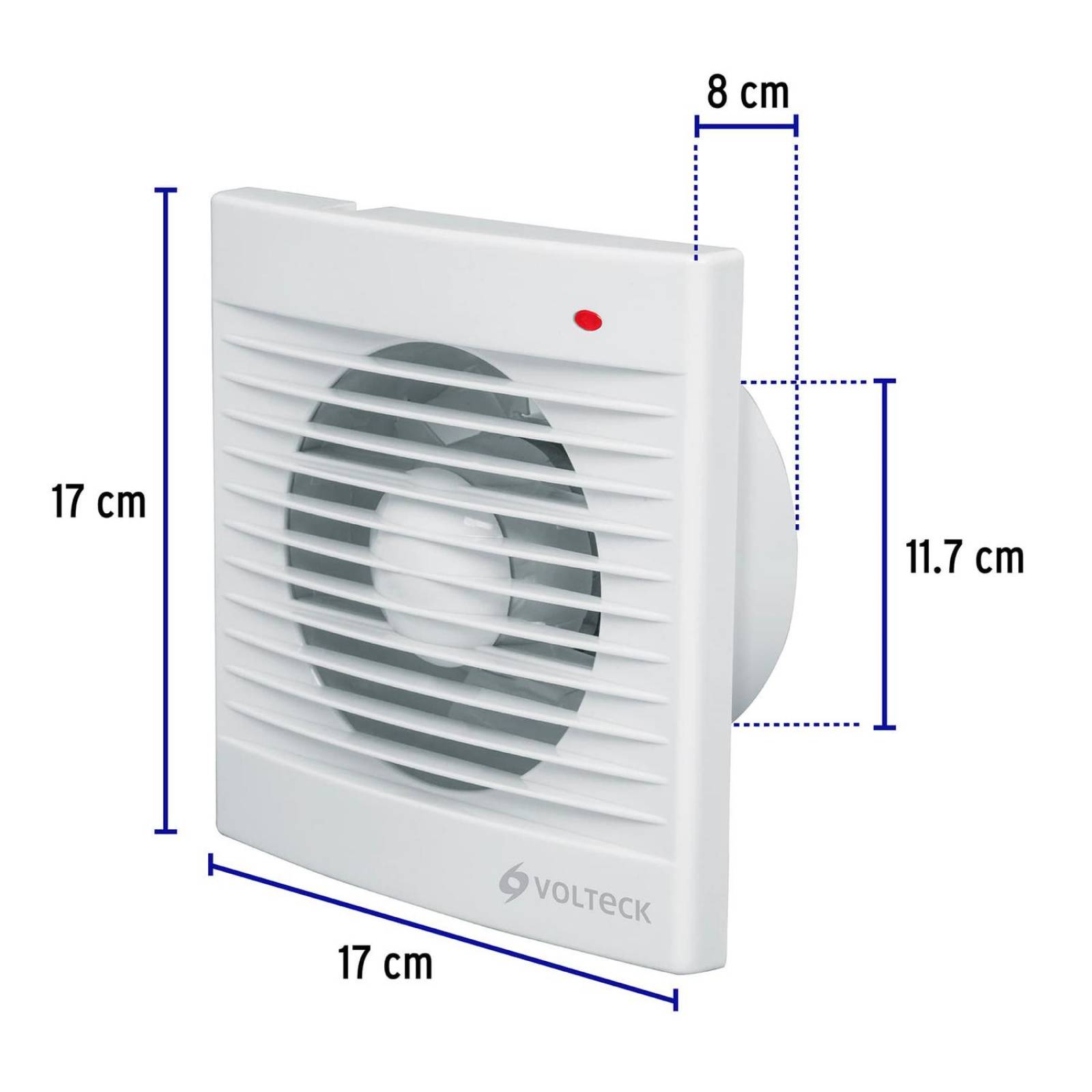 Extractor De Aire 5 Color Blanco