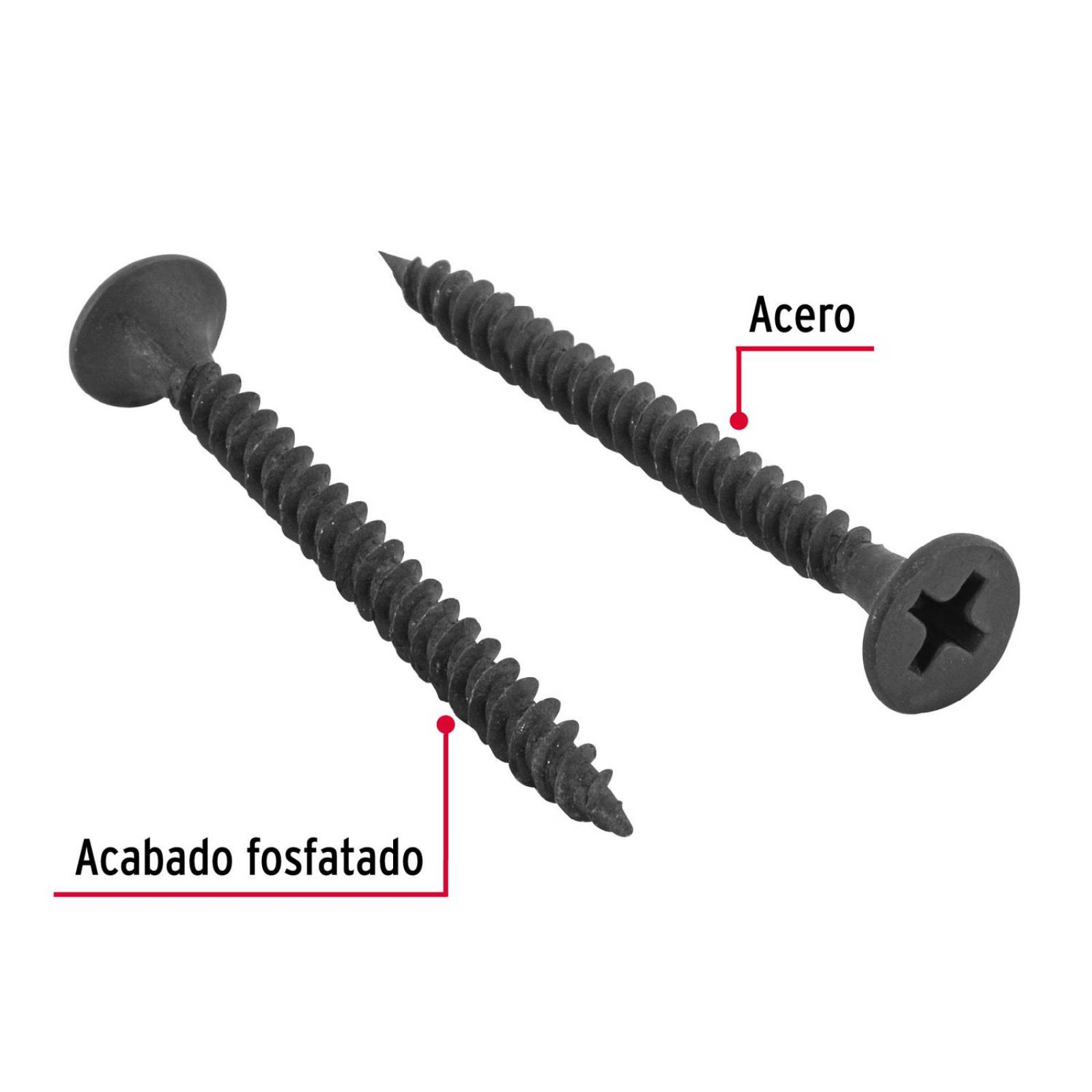Pija multiusos 6 x 2', cuerda cerrada, caja con 100 piezas Fiero 