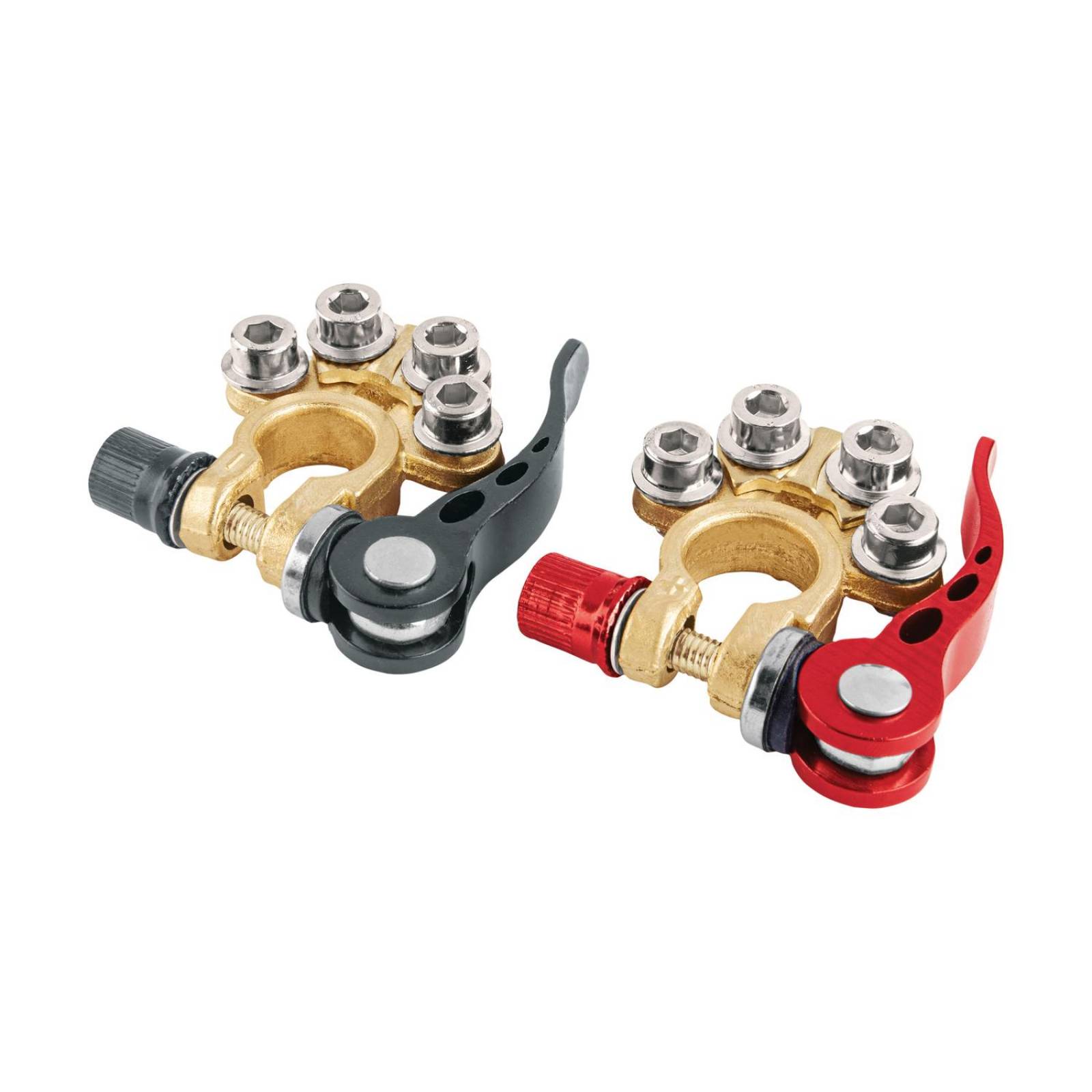 Blíster 2 terminales para batería desconexión rápida, Truper 