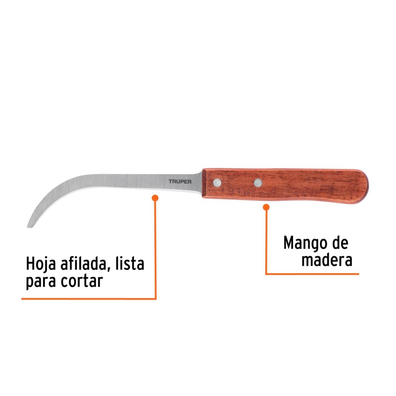 Cuchillo bananero 5', Truper 