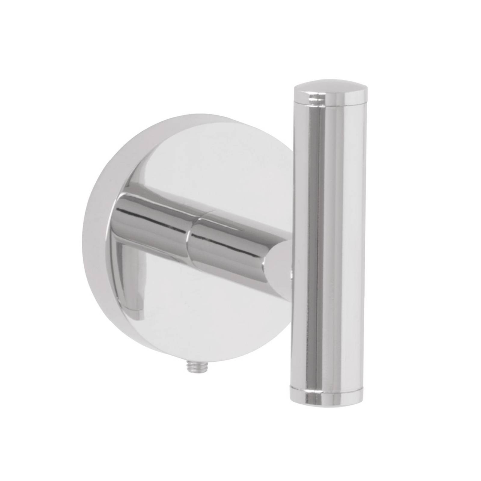 Gancho sencillo metálico acabado cromo, Foset Túbig 