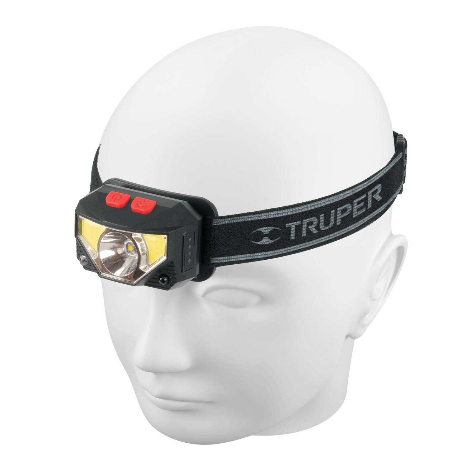 Linterna de minero 270 lm recargable, Truper 