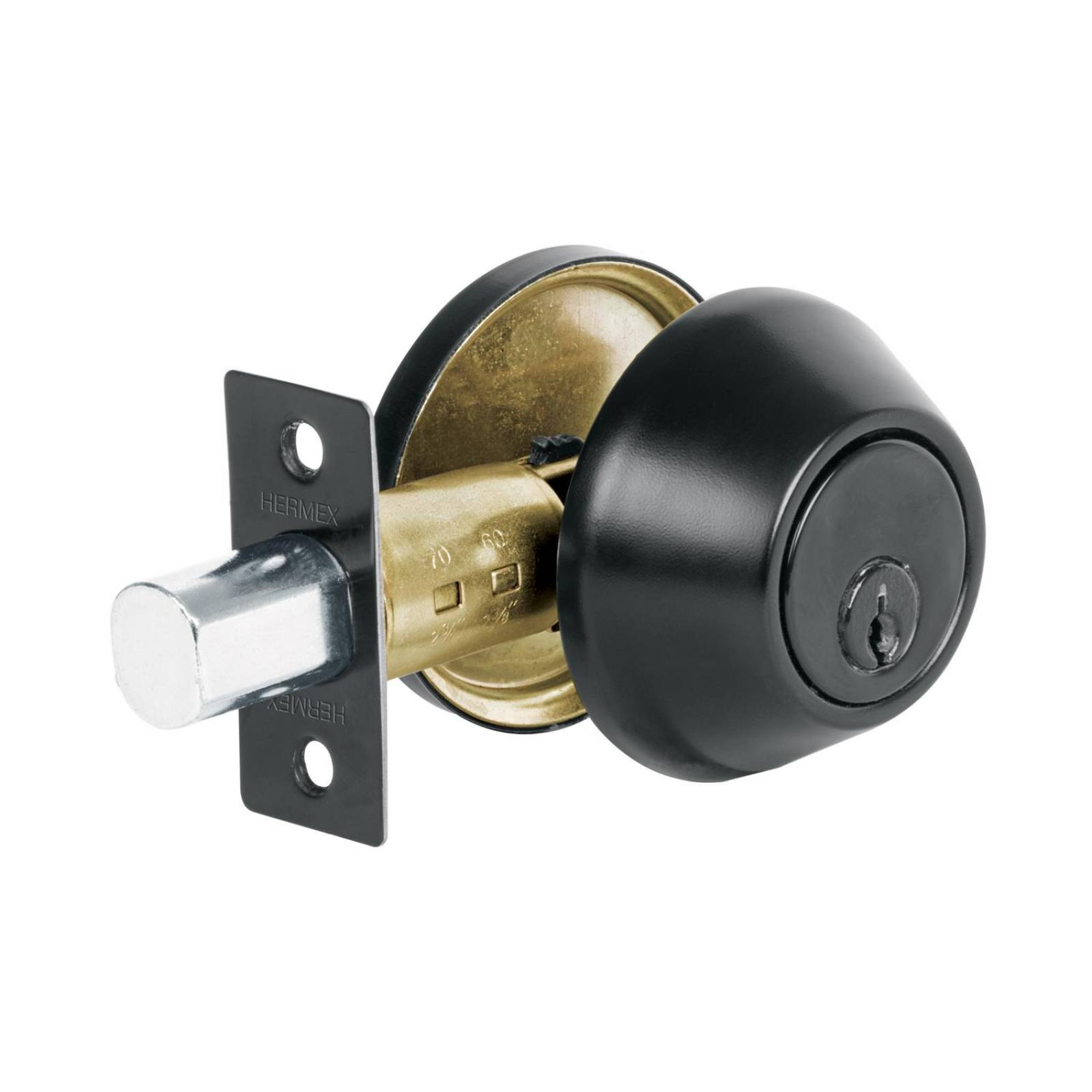 Cerrojo llave-llave negro, llave tradicional, Basic