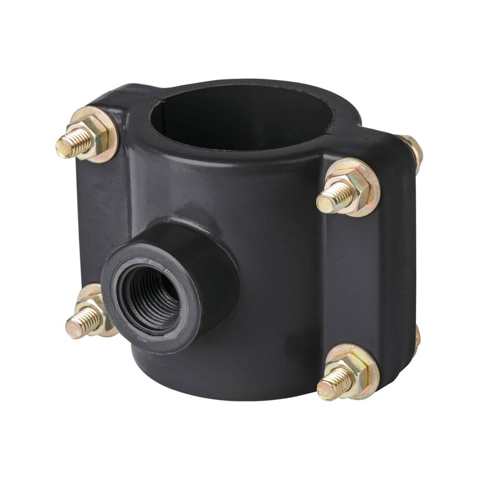 Abrazadera para toma domiciliaria PP 2' x 1/2', Foset 