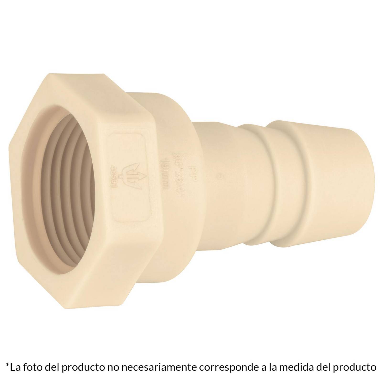 Adaptador inserción rosca interior, 1/2' x 1/2' Foset 