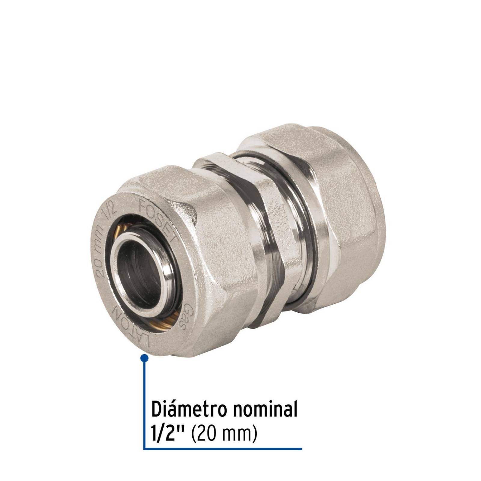 Cople de compresión para PEALPE, 1/2', Foset