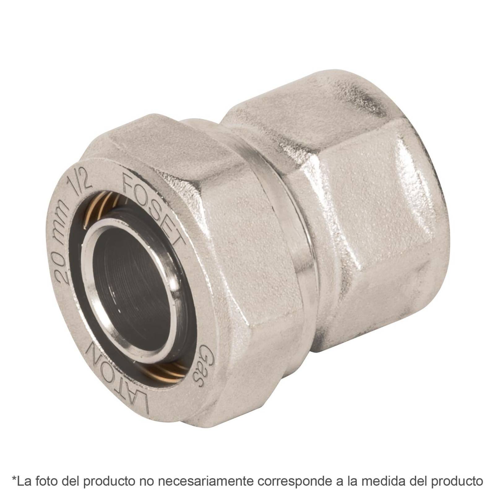 Conector para PEALPE, 3/4', con rosca hembra, Foset 