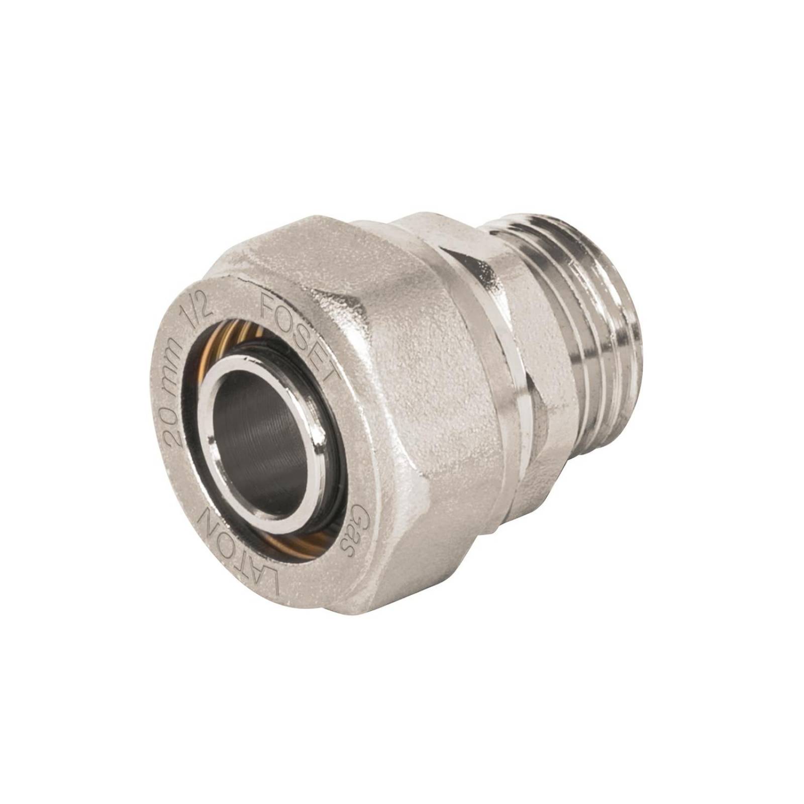 Conector para PEALPE, 1/2', con rosca macho, Foset 