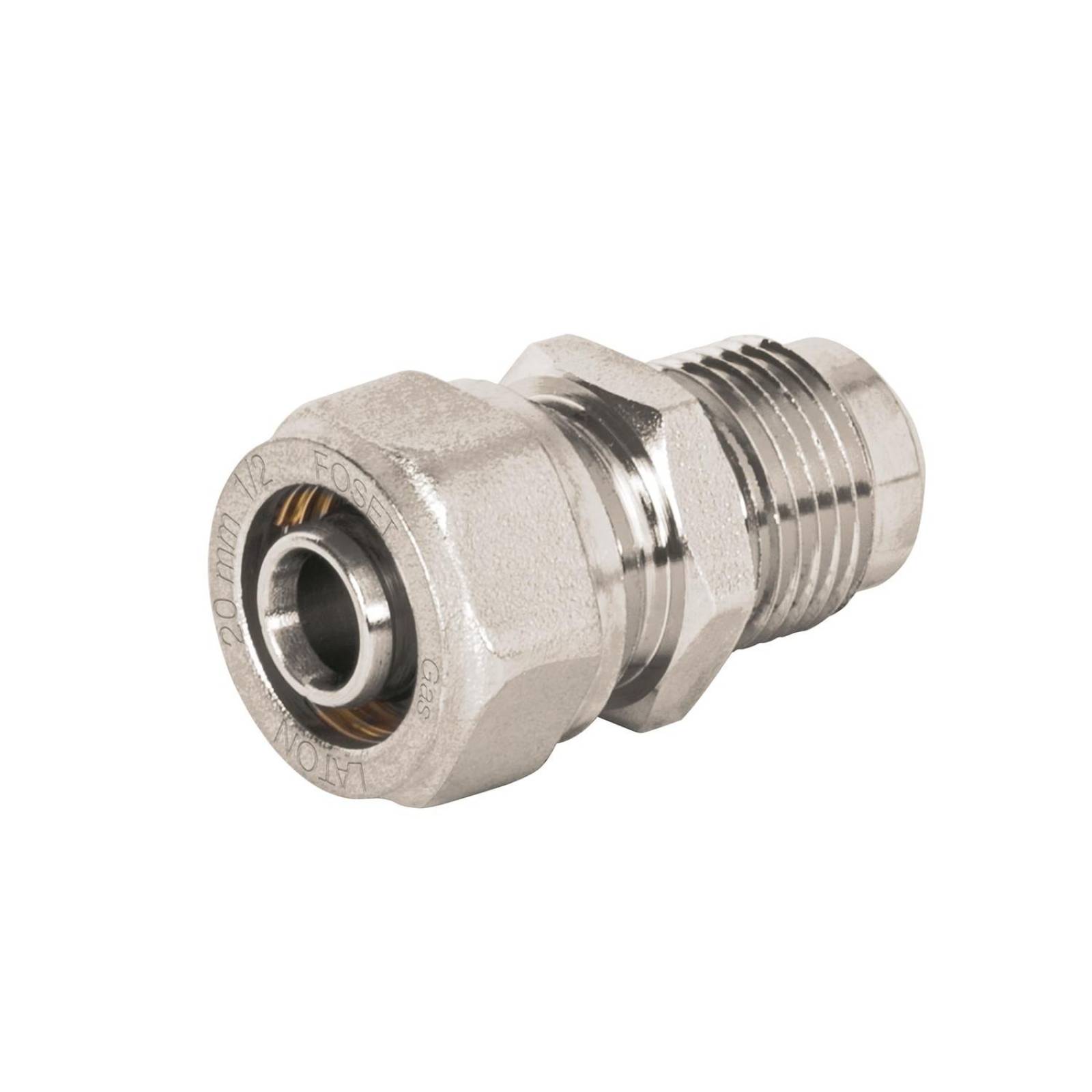 Conector para PEALPE, 1/2' a flare 3/8', Foset 