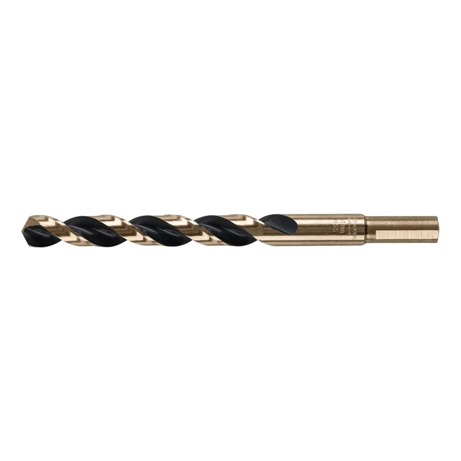 Broca HSS 11.0 mm Trugold para metal, Truper Expert. 5 piezas 