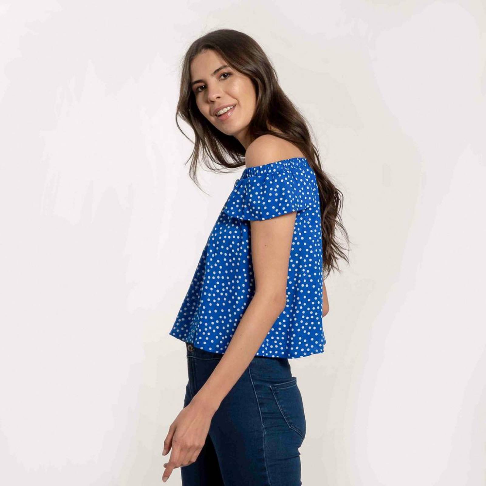 BLUSA HOMBRO DESCUBIERTO QUARRY JEANS 
