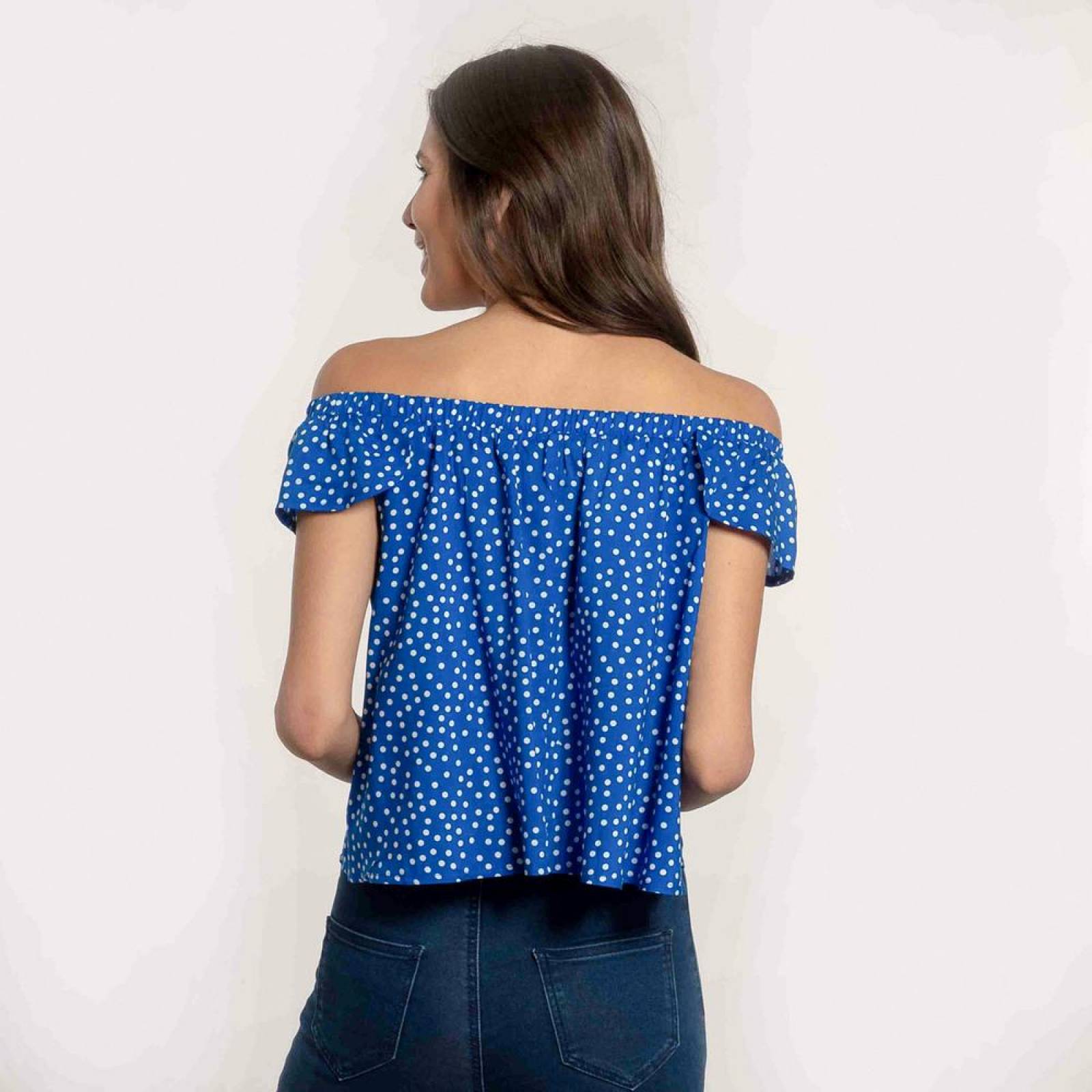 BLUSA HOMBRO DESCUBIERTO QUARRY JEANS 