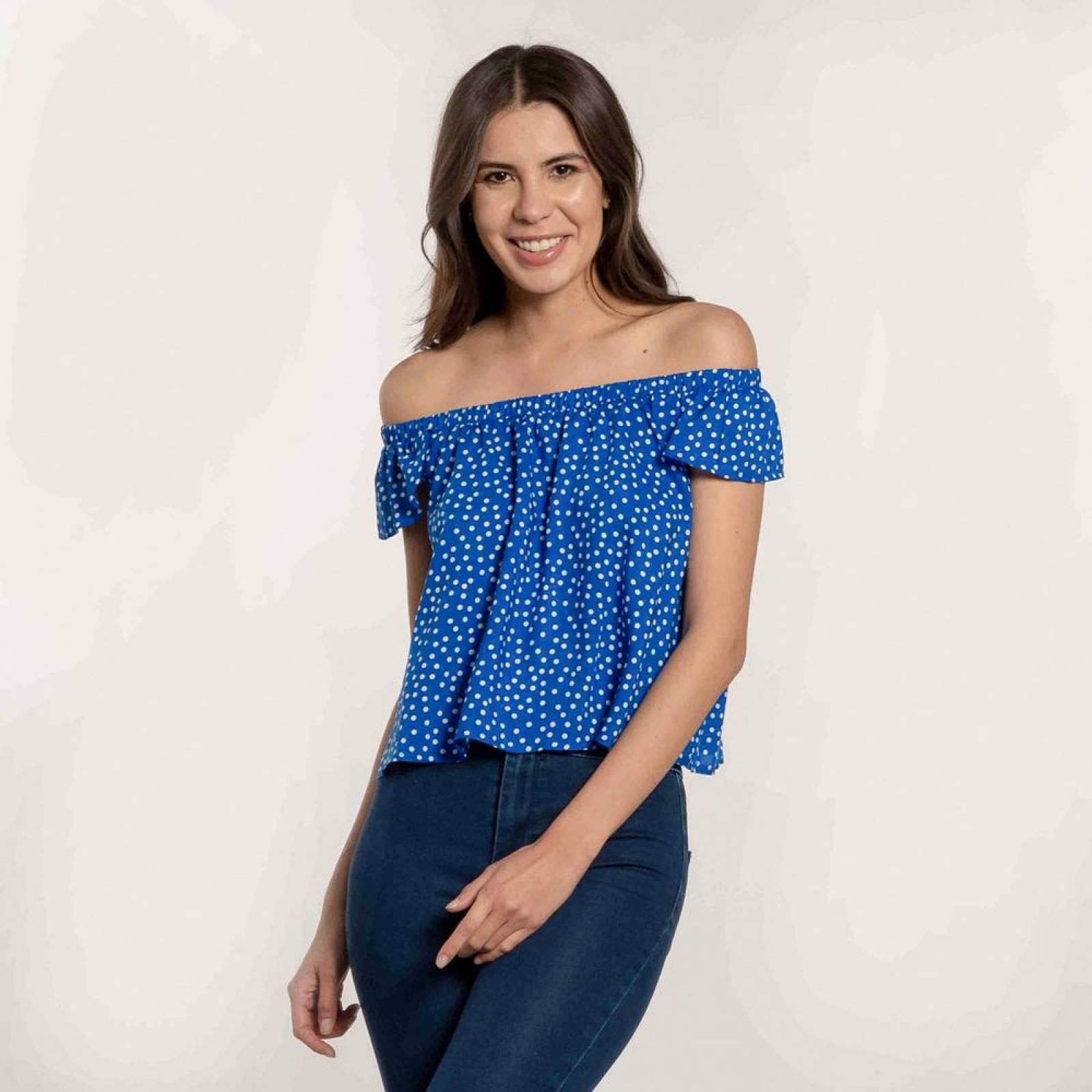 BLUSA HOMBRO DESCUBIERTO QUARRY JEANS 