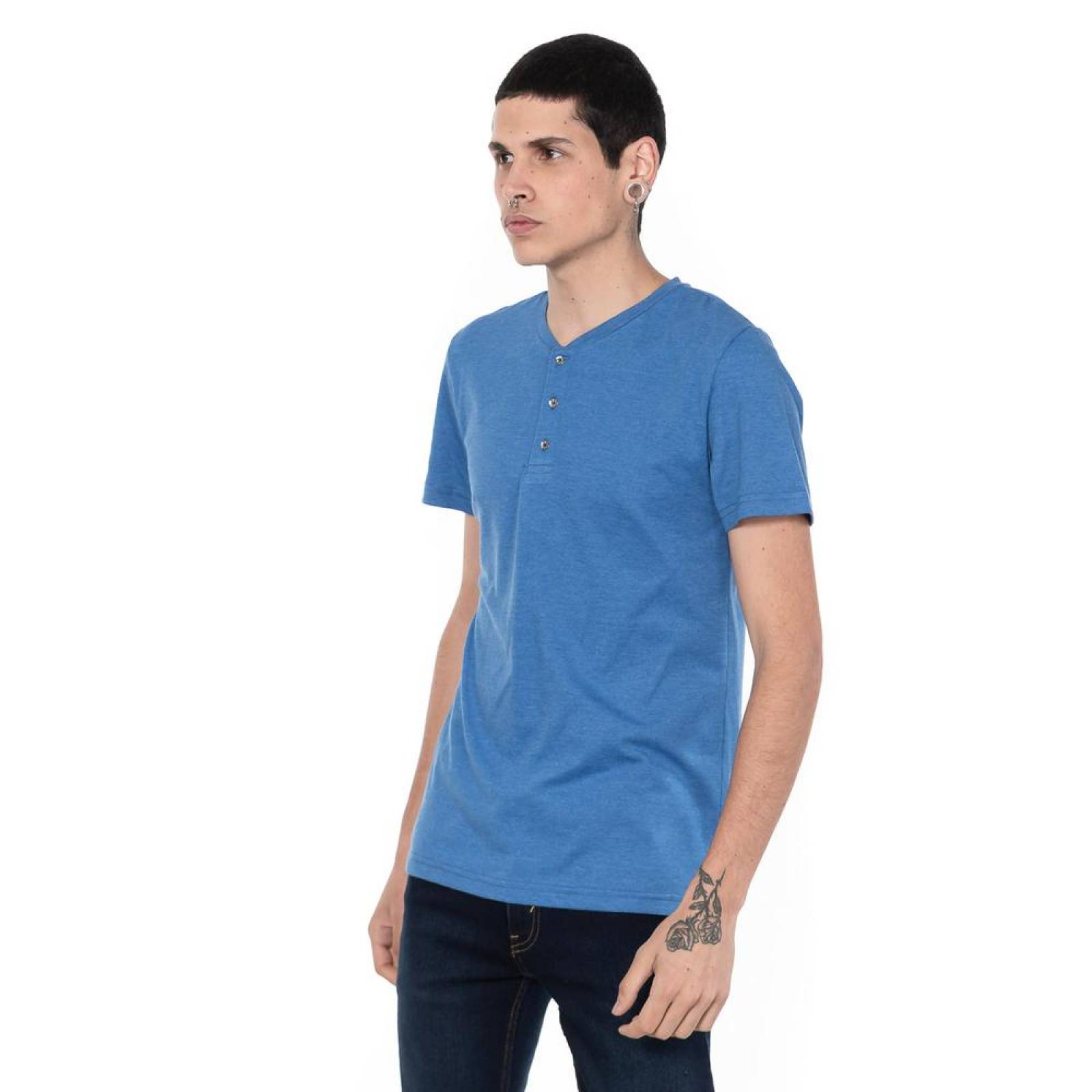 PLAYERA CUELLO REDONDO QUARRY JEANS 