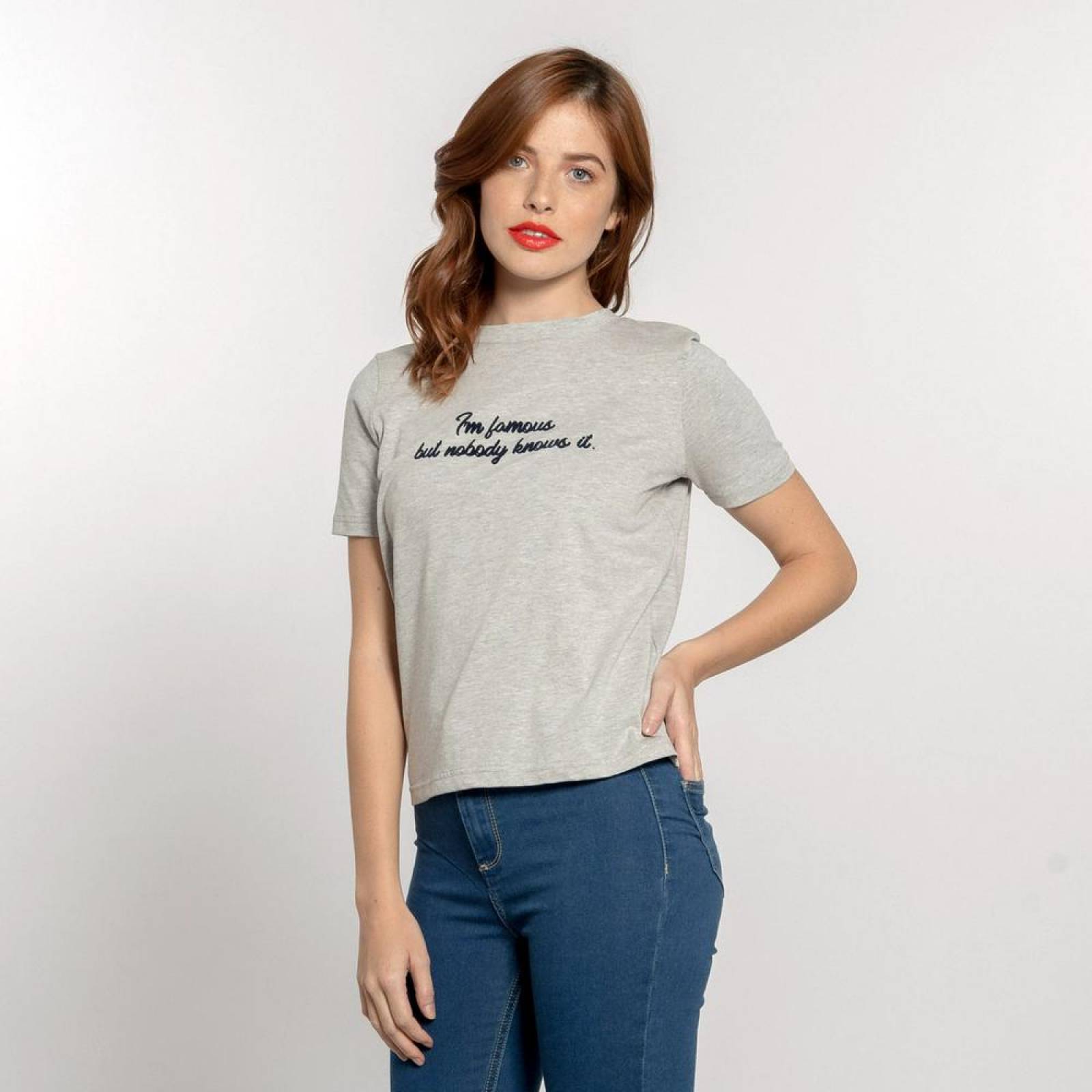 PLAYERA CUELLO REDONDO QUARRY JEANS 