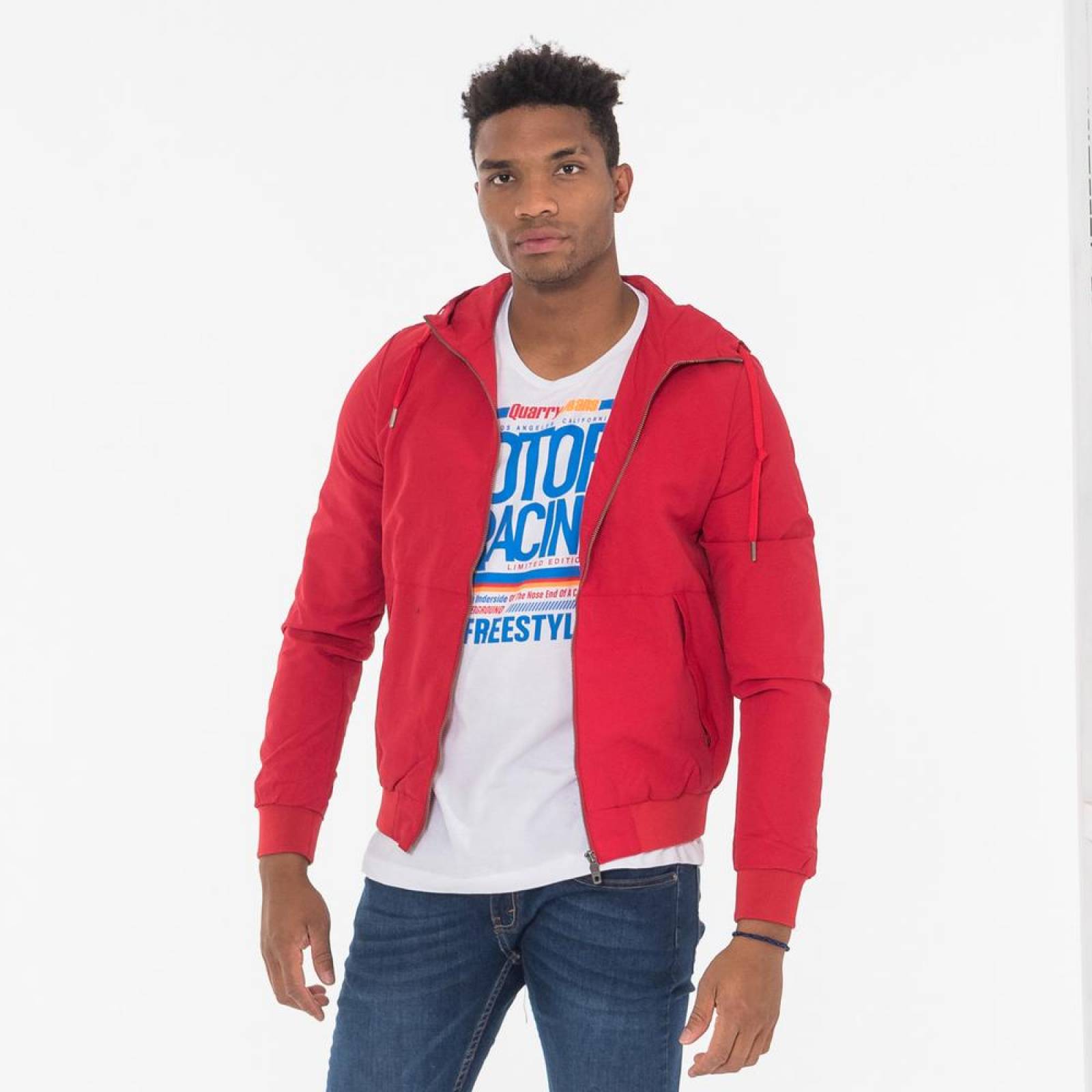 CHAMARRA CAPUCHA QUARRY JEANS 
