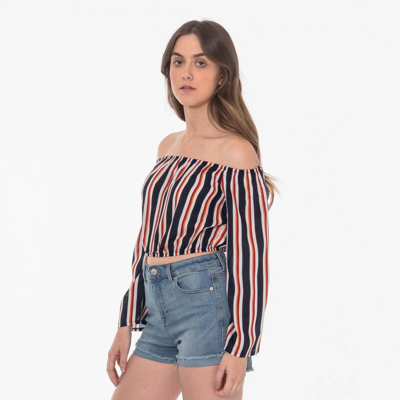 BLUSA HOMBRO DESCUBIERTO QUARRY JEANS 