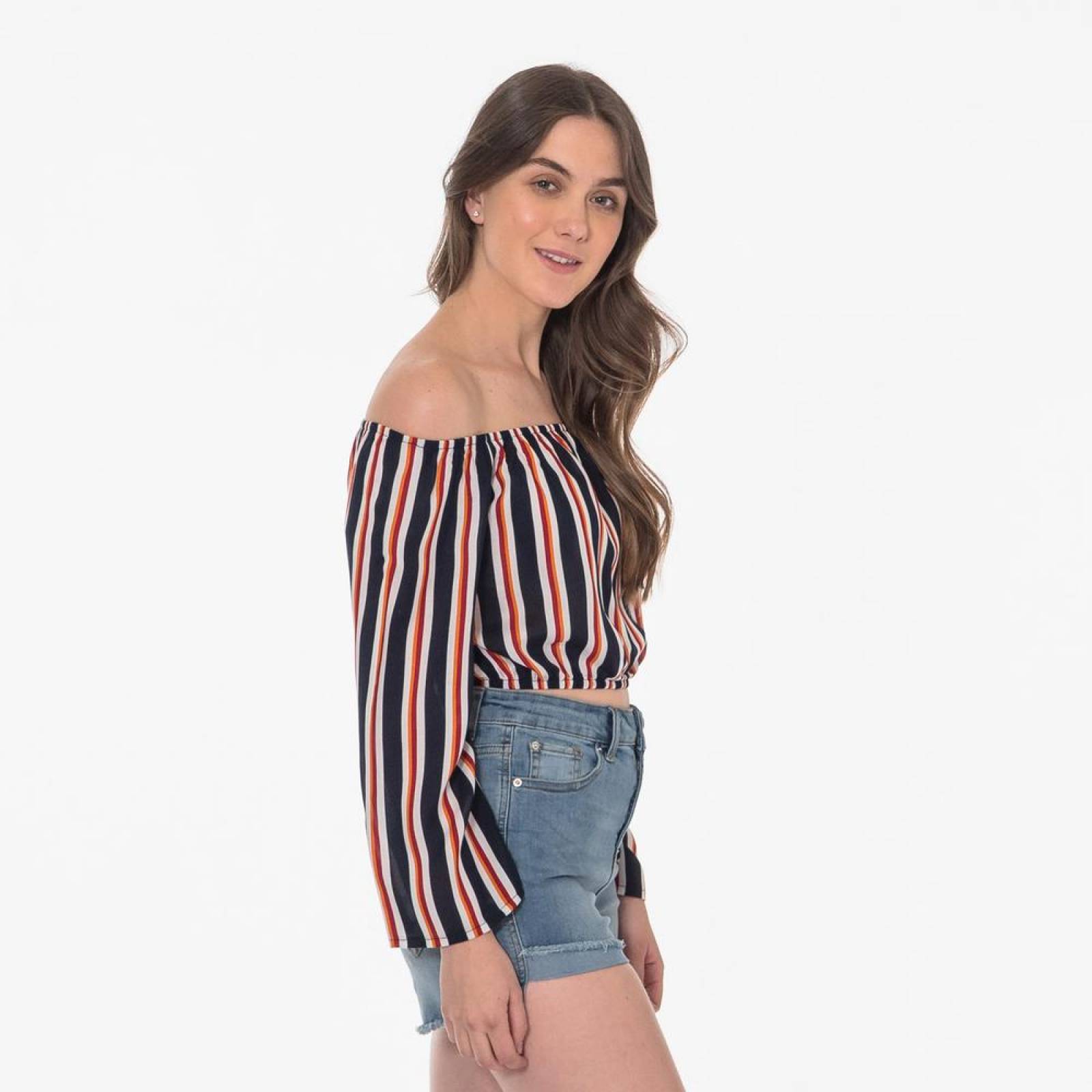 BLUSA HOMBRO DESCUBIERTO QUARRY JEANS 