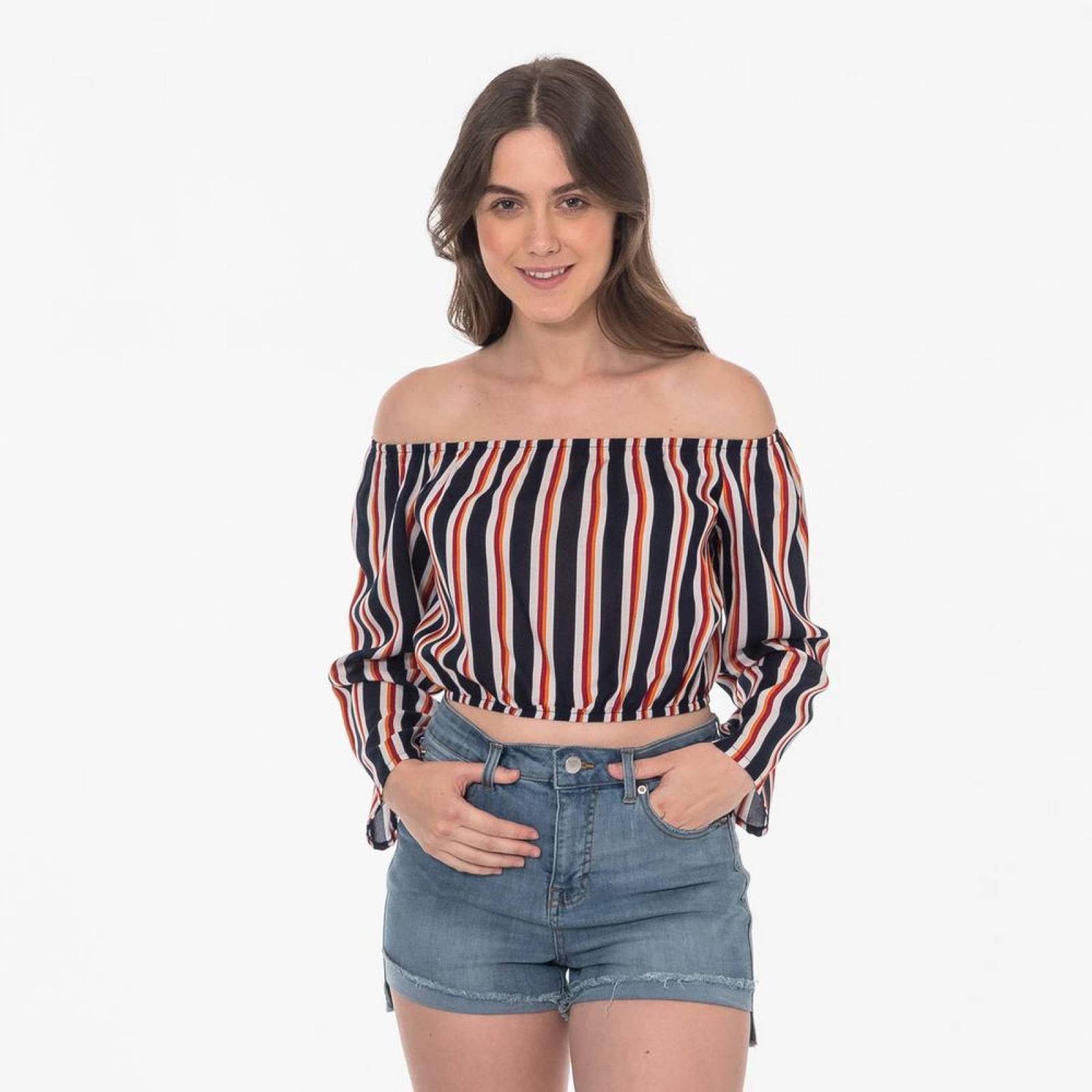 BLUSA HOMBRO DESCUBIERTO QUARRY JEANS 