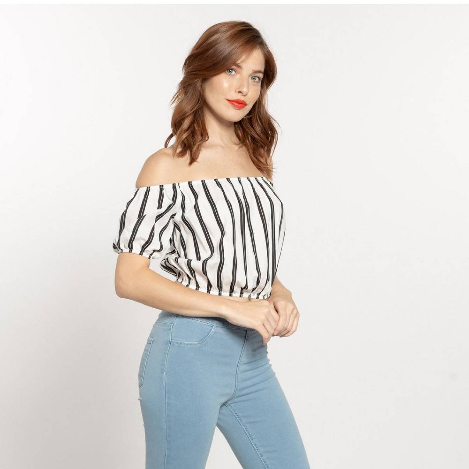 BLUSA HOMBRO DESCUBIERTO QUARRY JEANS 