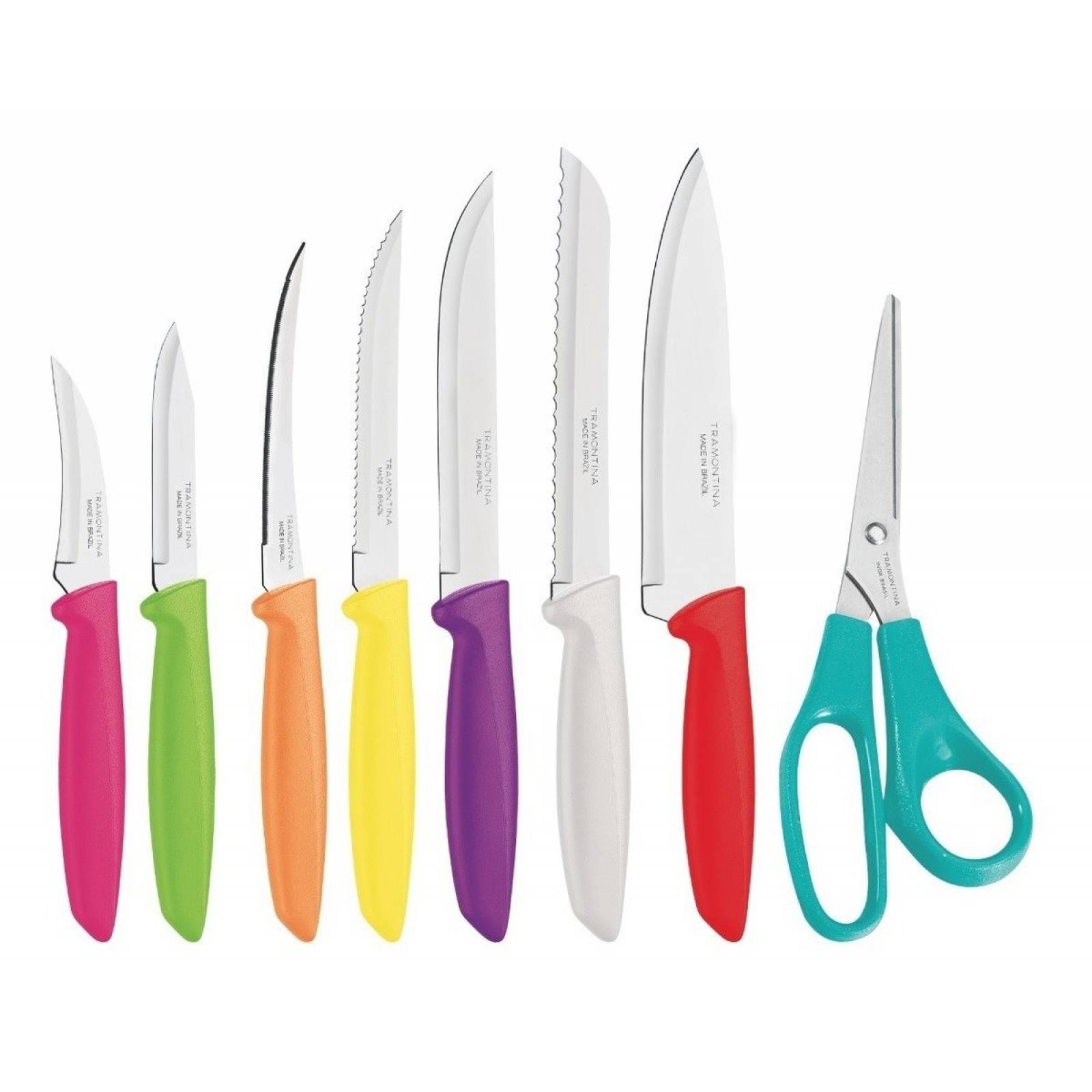 Juego De Cuchillos 8 Piezas Plenus Tramontina