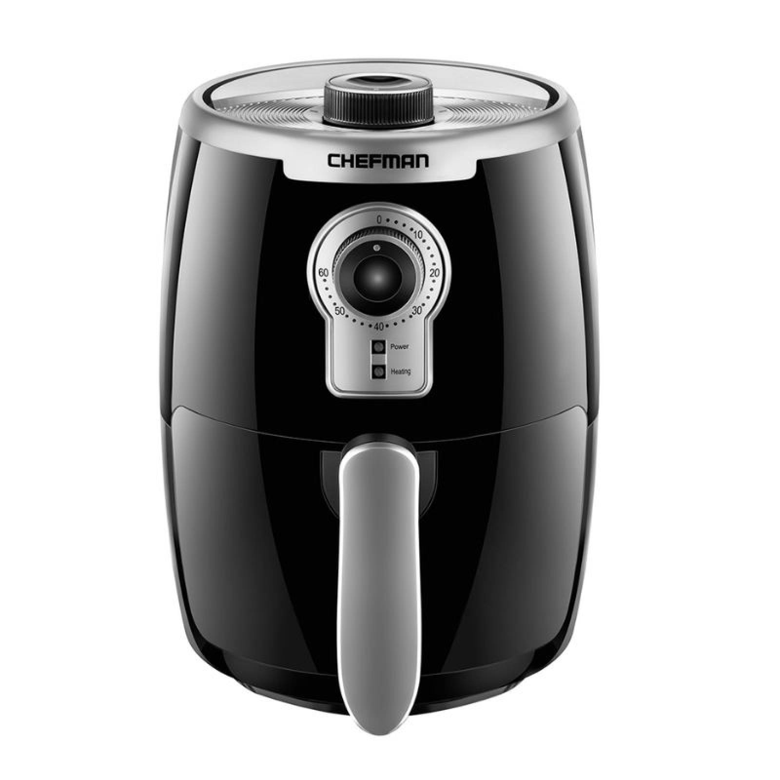 Freidora de Aire 2 L Negra 1000W Chefman AirFryer