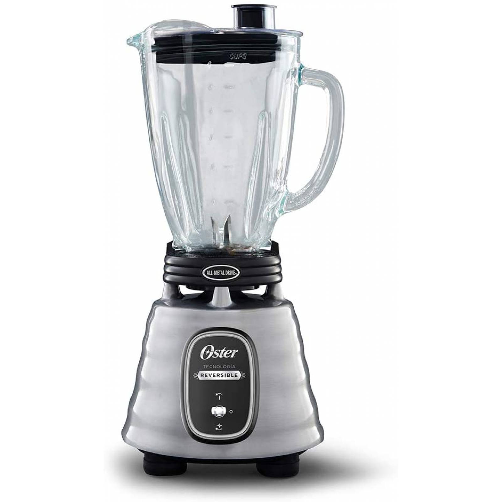 Licuadora Potente 700w   15L Hielo Acero Vaso Vidrio Oster