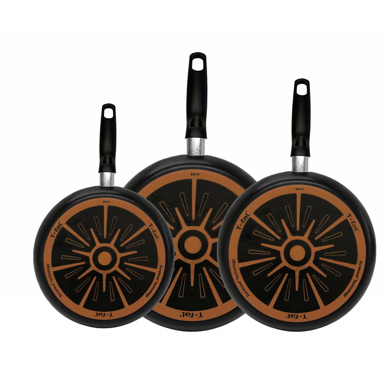 Juego de 3 Sartenes de Aluminio Vital 20 24 y 26 cm T Fal Tefal