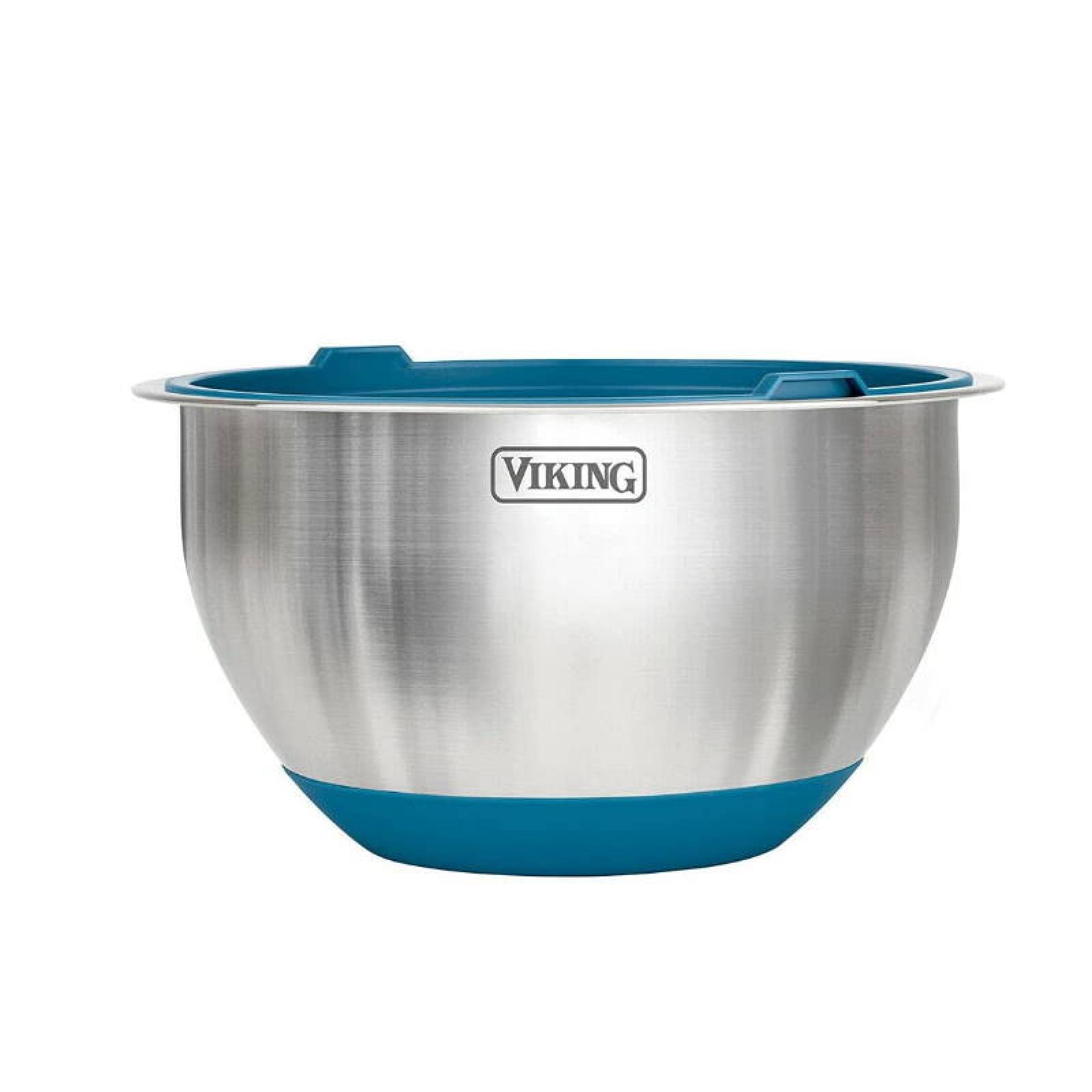 Juego de Bowls Ensaladera 10 Pza Viking Acero Inox Azul