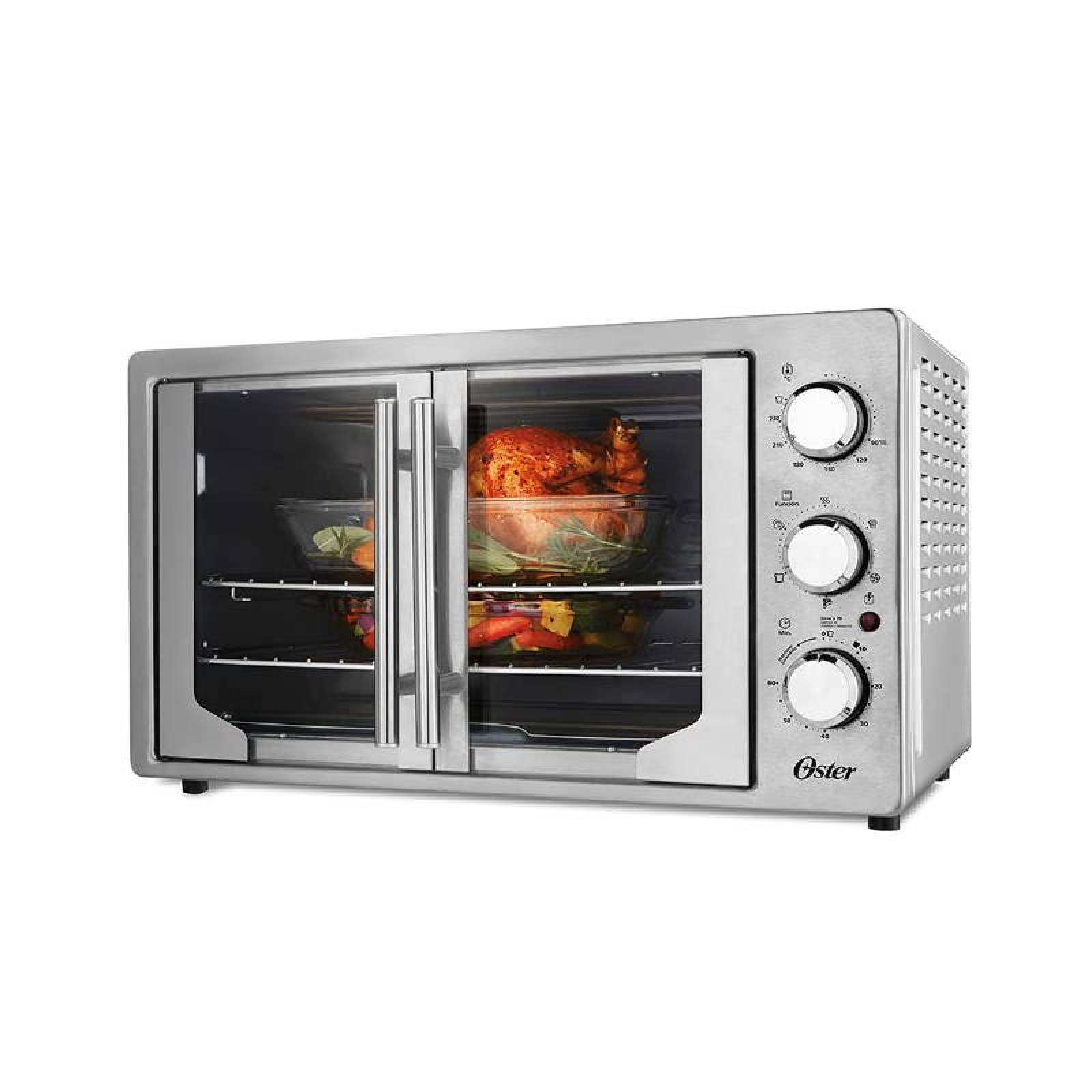 Horno Tostador 42 Lts Puerta Francesa Acero Inoxidable Oster TSSTTVFDXL1MX