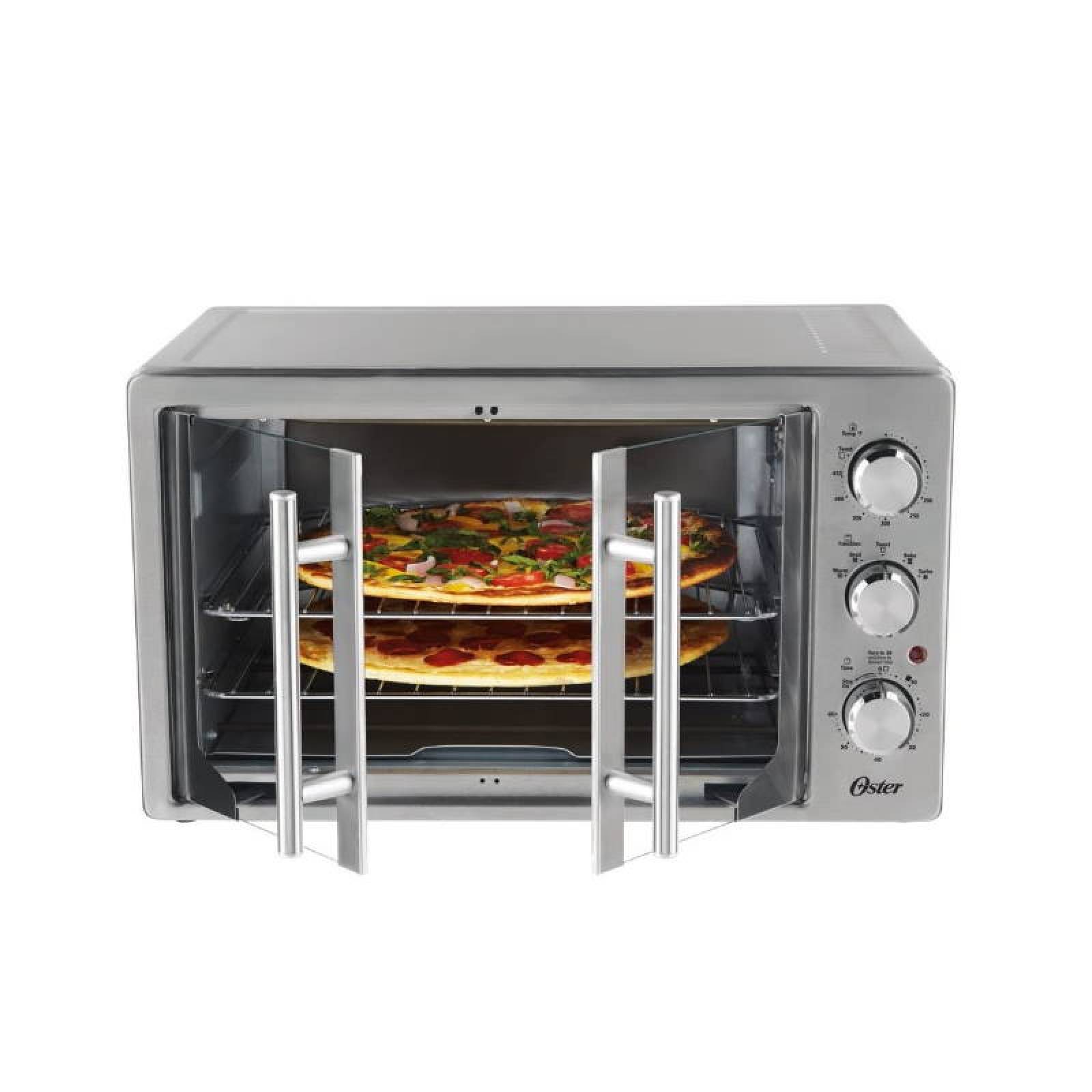 Horno Tostador 42 Lts Puerta Francesa Acero Inoxidable Oster TSSTTVFDXL1MX