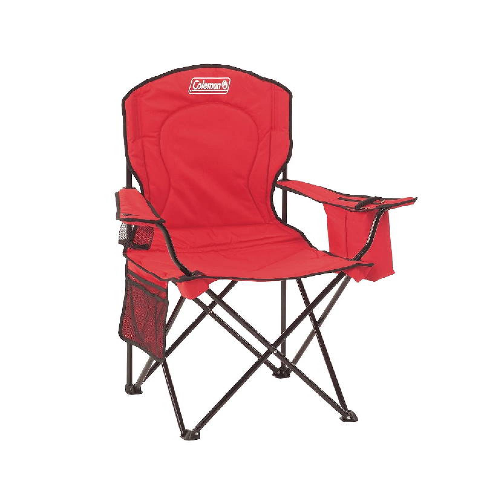 Silla Plegable para Camping con Hielera Roja Coleman 2000035686