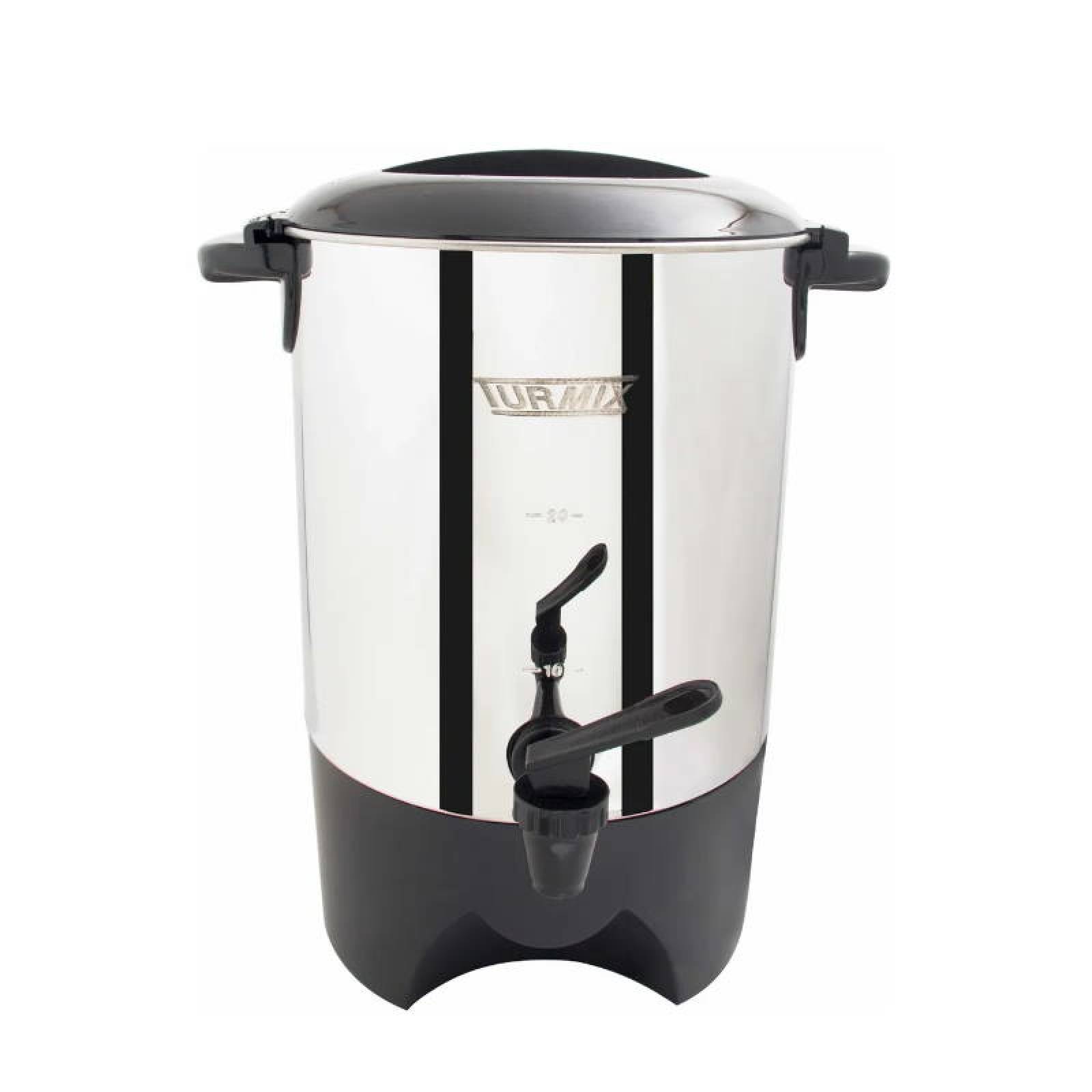 Cafetera Percoladora 20 Tazas Turmix Acero Inoxidable TU34