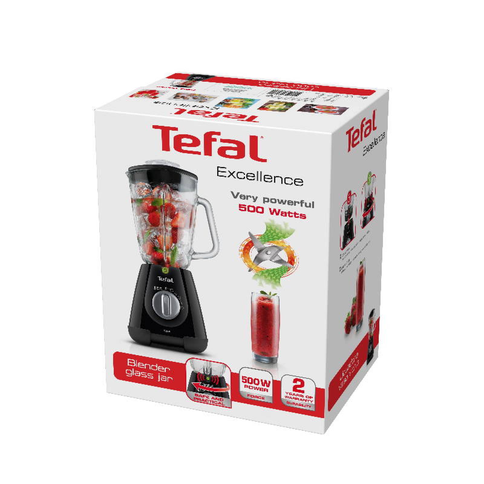 Licuadora 5 Vel y Pulso Faciclic Vaso Vidrio 500 w Tefal