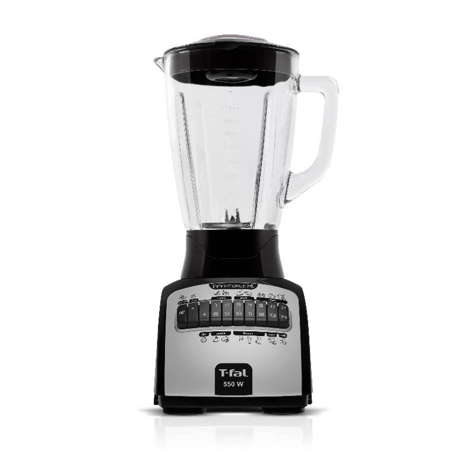 Licuadora 14 Vel InfinyForce XL 550w Vaso Vidrio T fal Tefal