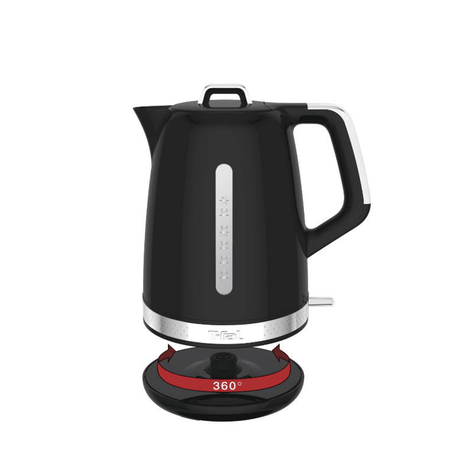 Hervidor de Agua Electrico 1500W Soleil Negro Tefal KO3258MX