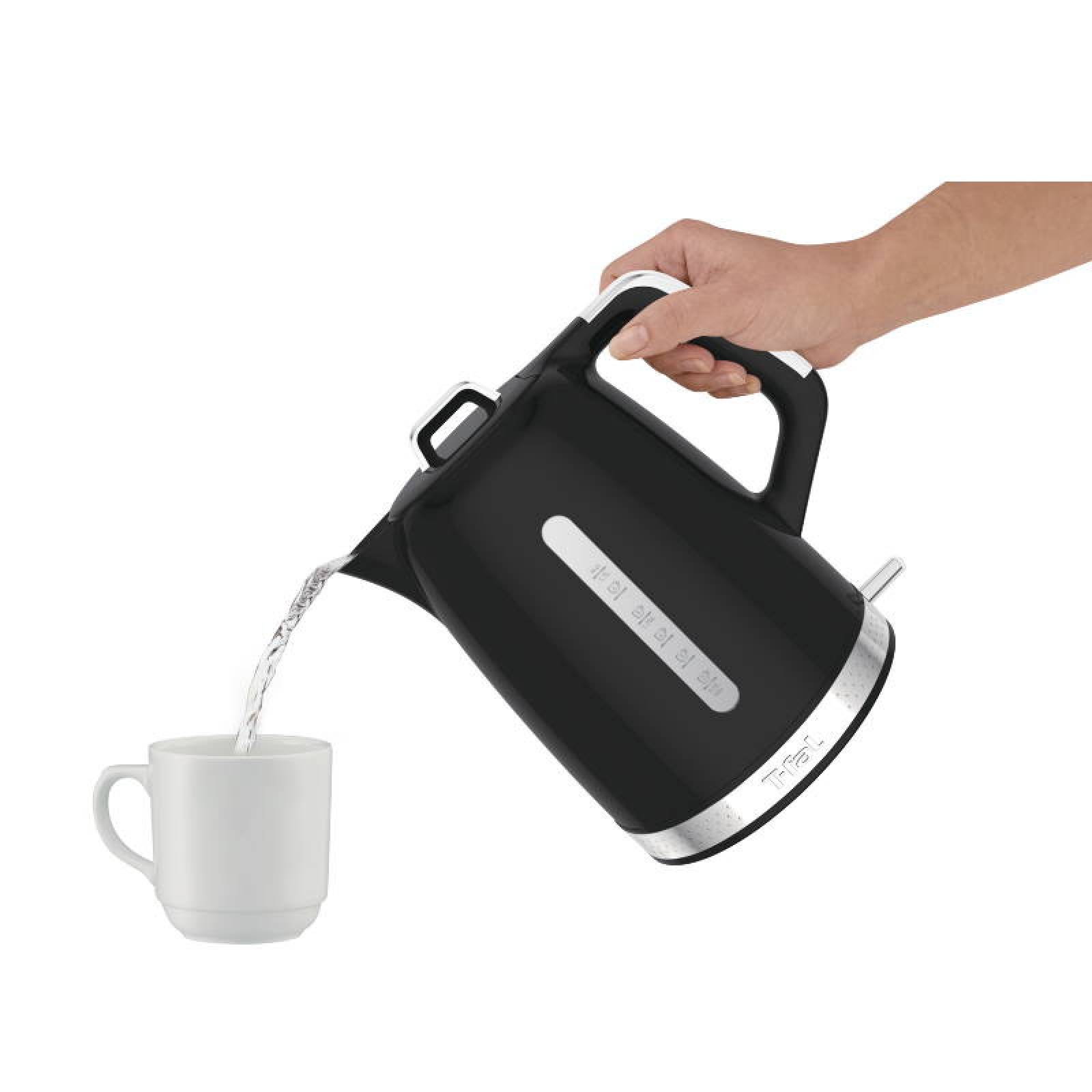 Hervidor de Agua Electrico 1500W Soleil Negro Tefal KO3258MX