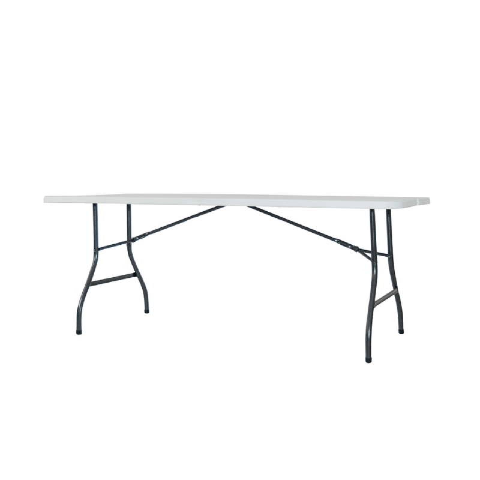 Mesa 183m Tipo Portafolio Plegable Blanco NewStorm Oskar180