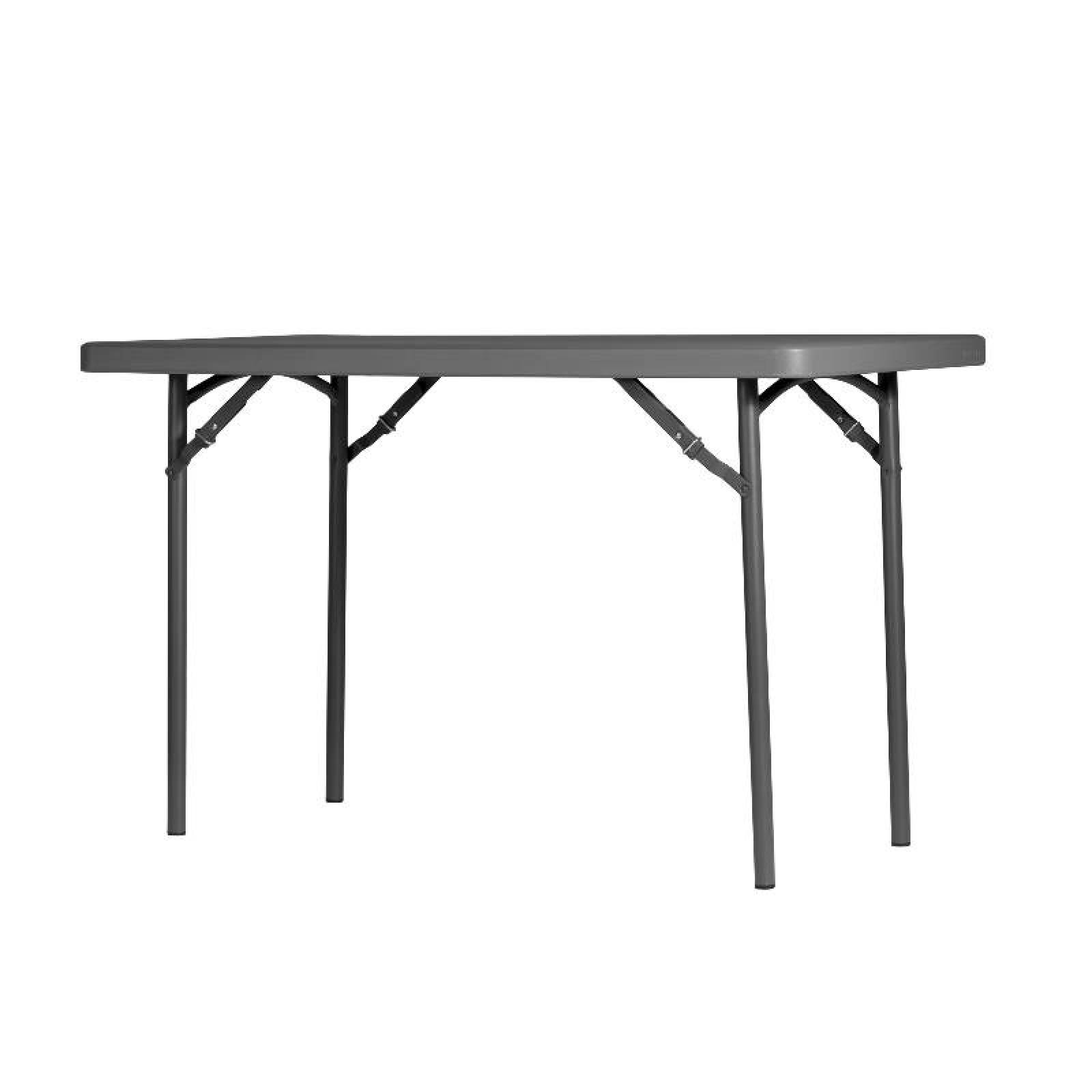 Mesa Tipo Tablón 122 Mts Plegable Exterior  Gris Zown