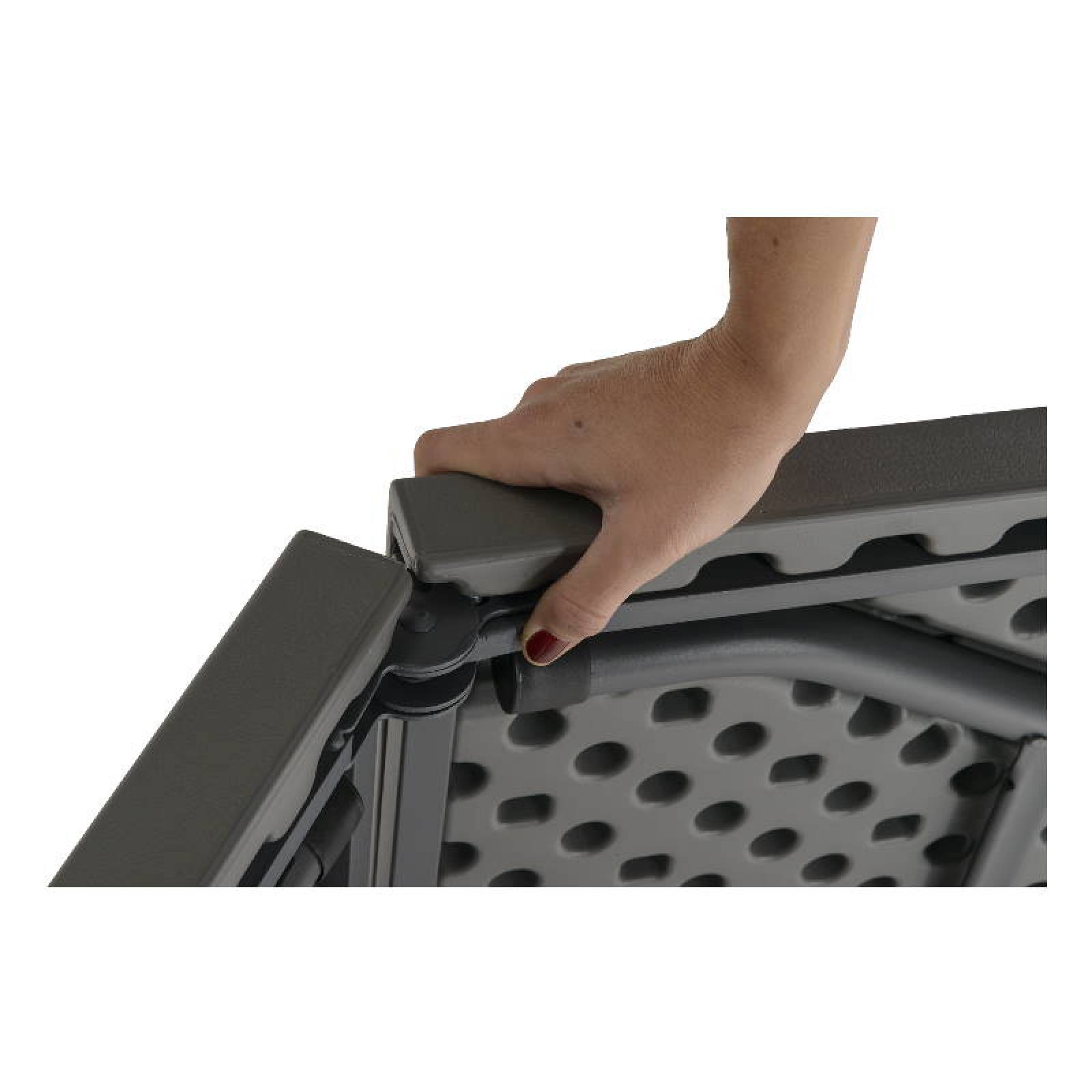 Mesa 183 Mts Tipo Portafolio Plegable Gris Zown