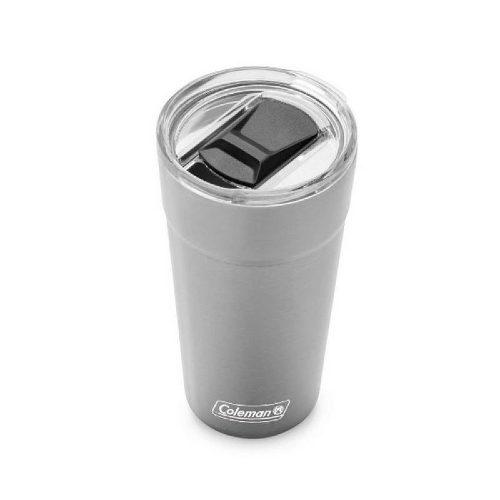 Vaso para Cerveza 20 Oz 591 ml Acero Inox Gris C Destapador Coleman