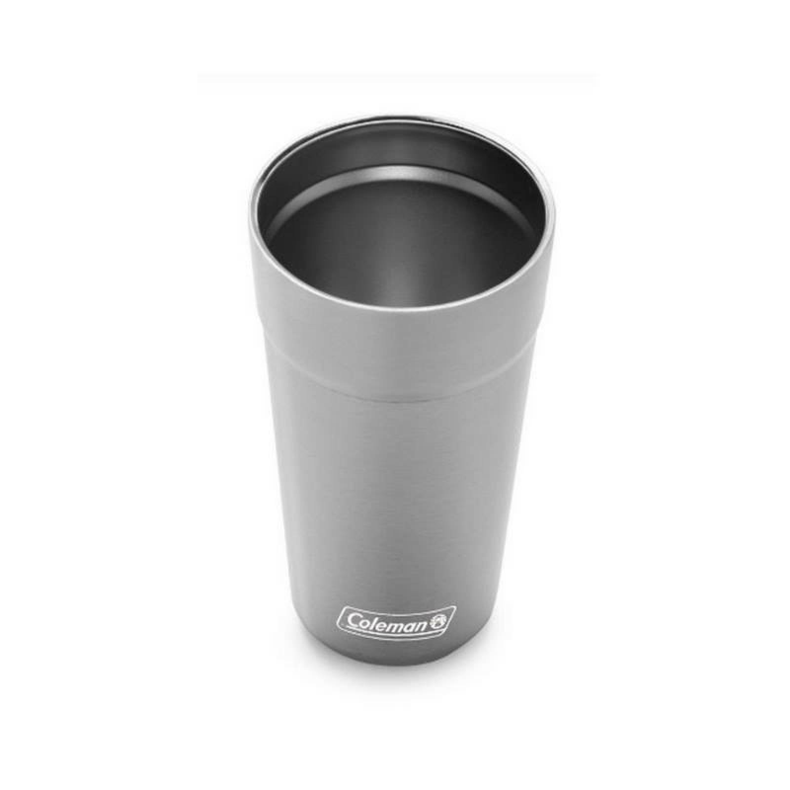 Vaso para Cerveza 20 Oz 591 ml Acero Inox Gris C Destapador Coleman