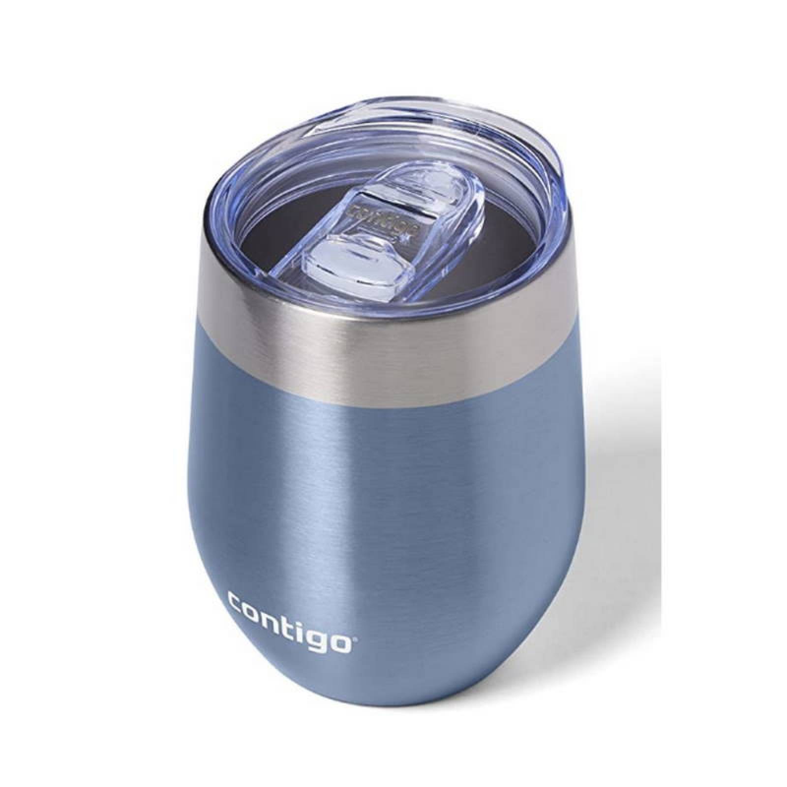 Vaso Térmico 12 Oz 355 ml Acero Inox C Tapa Plástico Contigo Azul