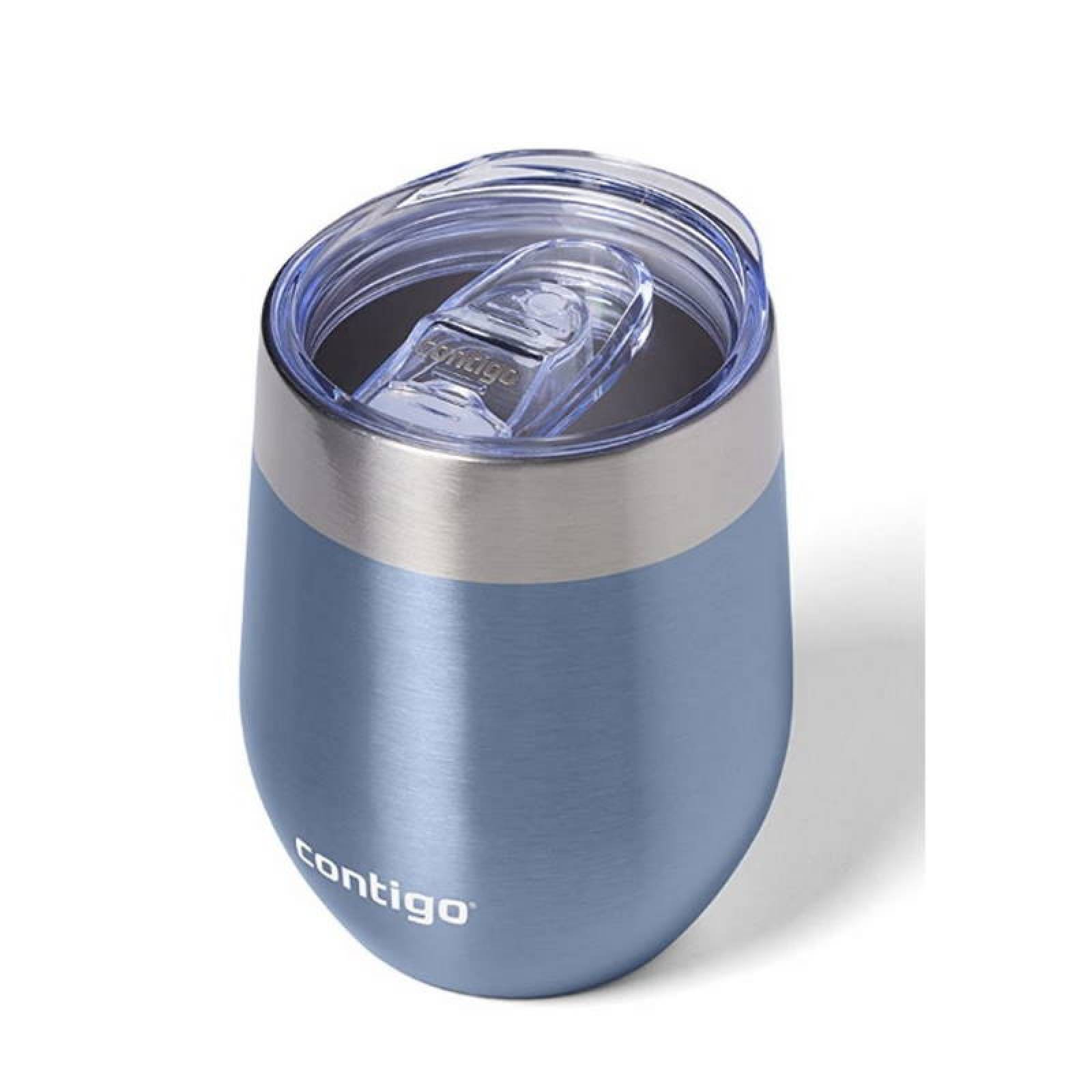 Vaso Térmico 12 Oz 355 ml Acero Inox C Tapa Plástico Contigo Azul