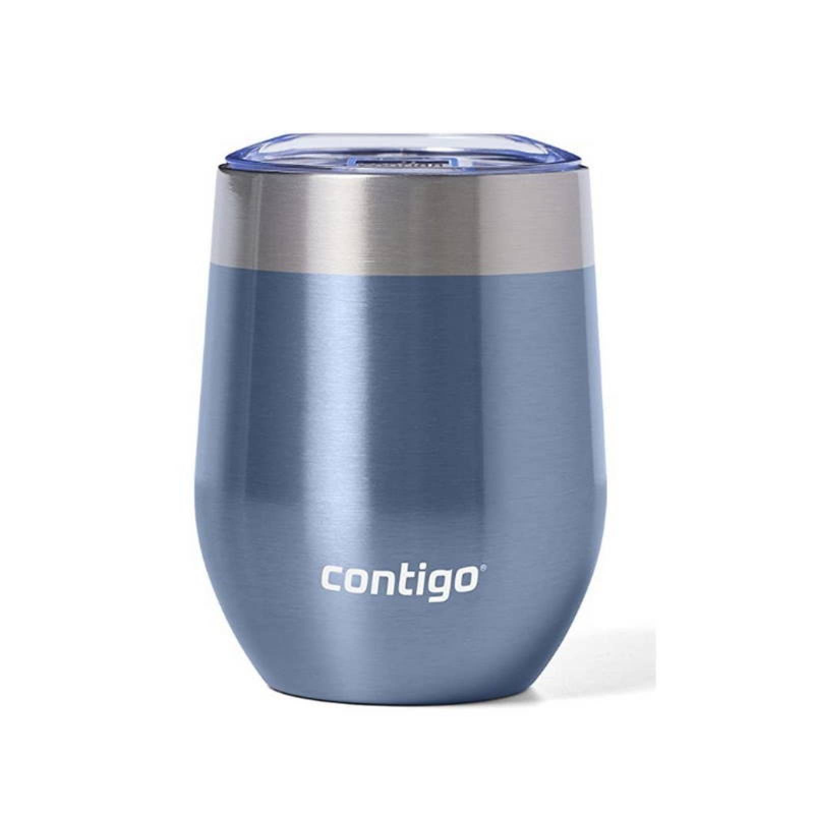 Vaso Térmico 12 Oz 355 ml Acero Inox C Tapa Plástico Contigo Azul