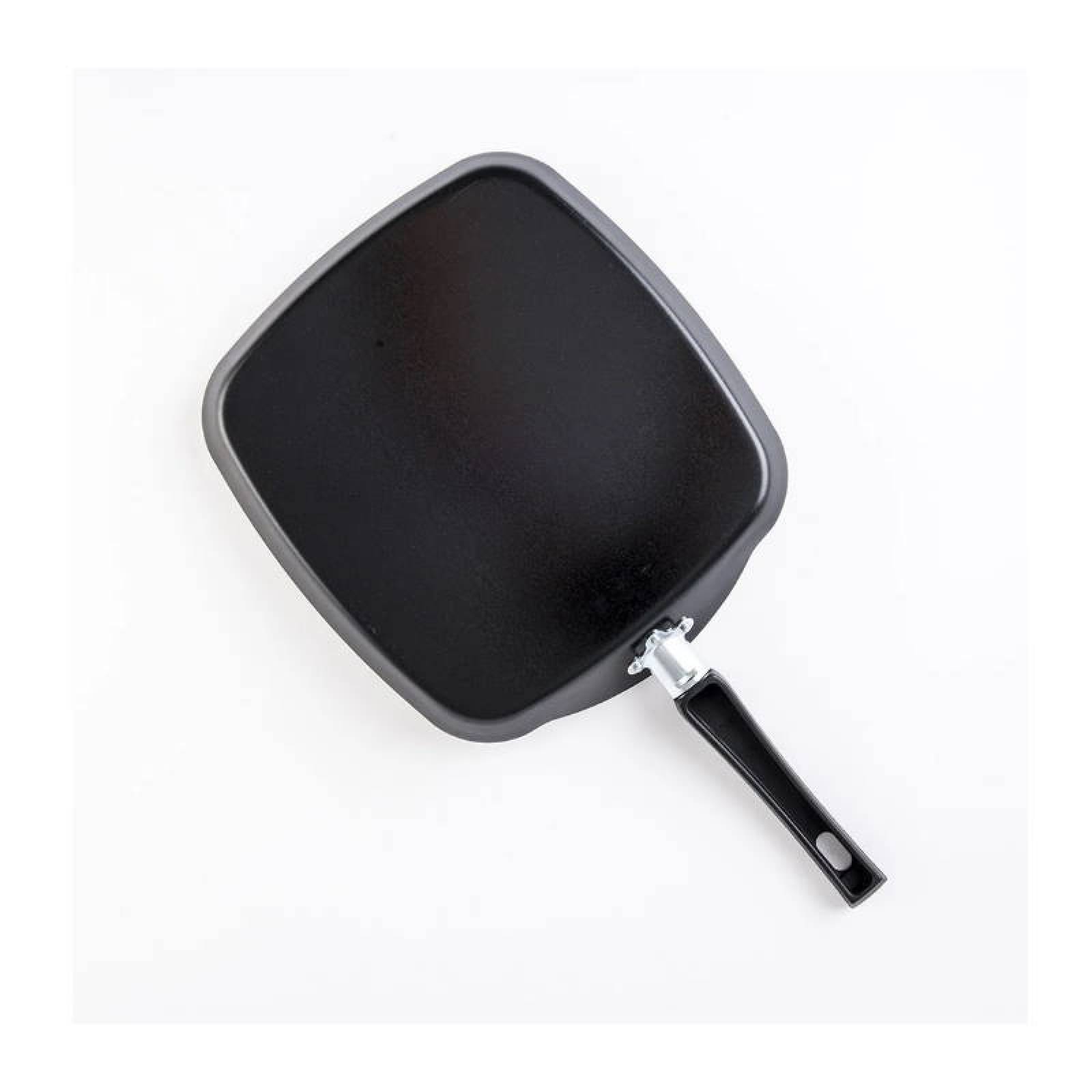 Comal Cuadrado 28 cm Aluminio Antiadherente Magnífica Cinsa