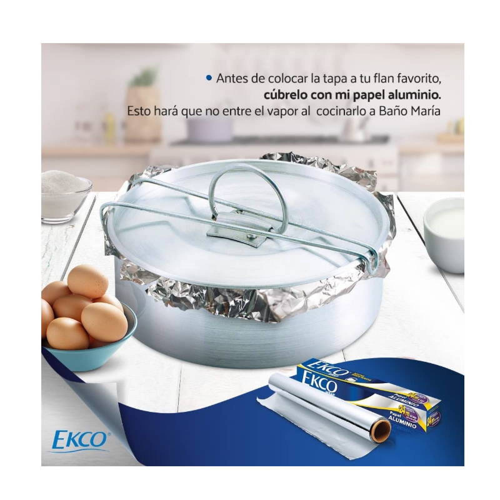 Molde Flanera 20 cm C Tapa Aluminio Ekco 04781