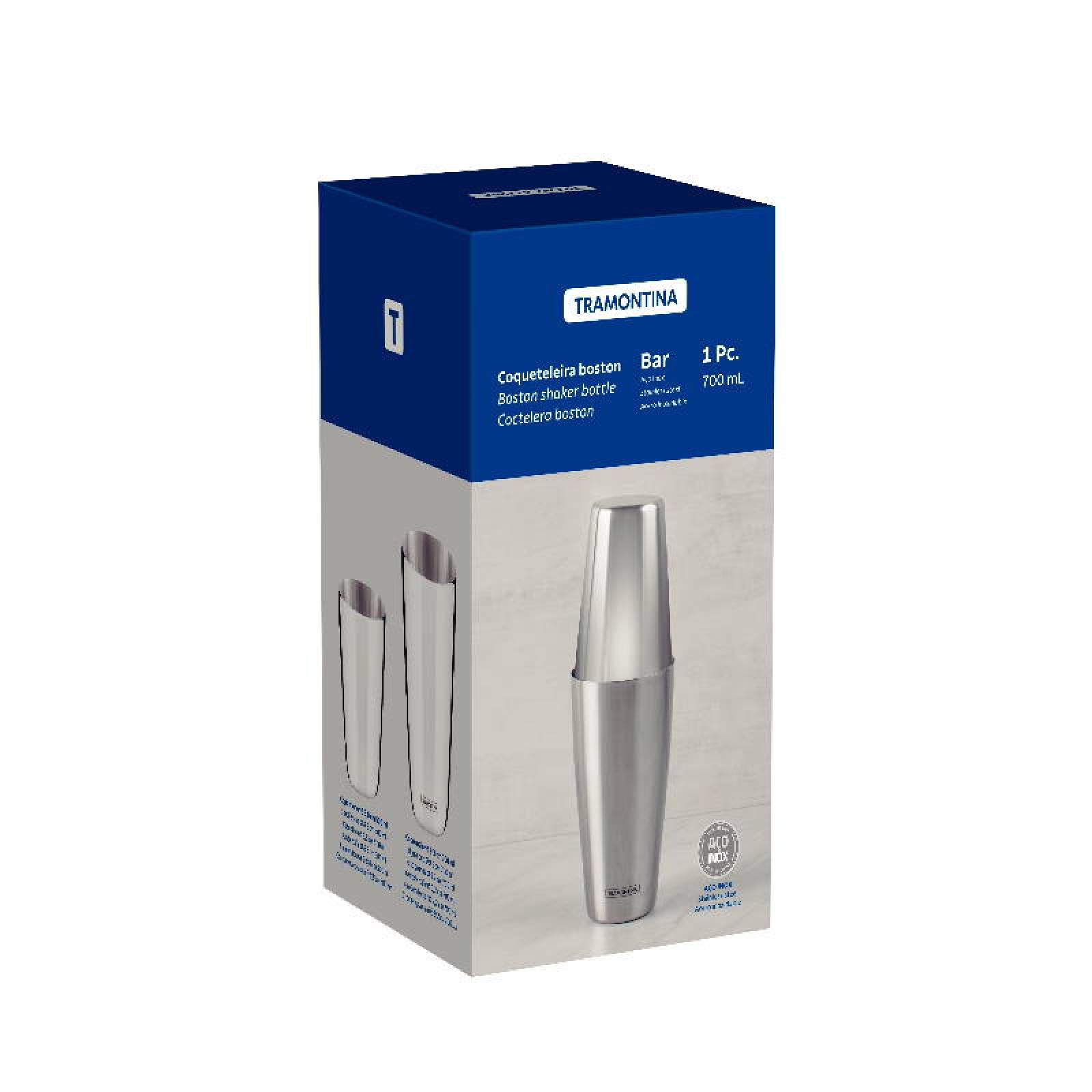 Shaker Coctelero Boston 700 ml Acero Inoxidable Tramontina 61346 200