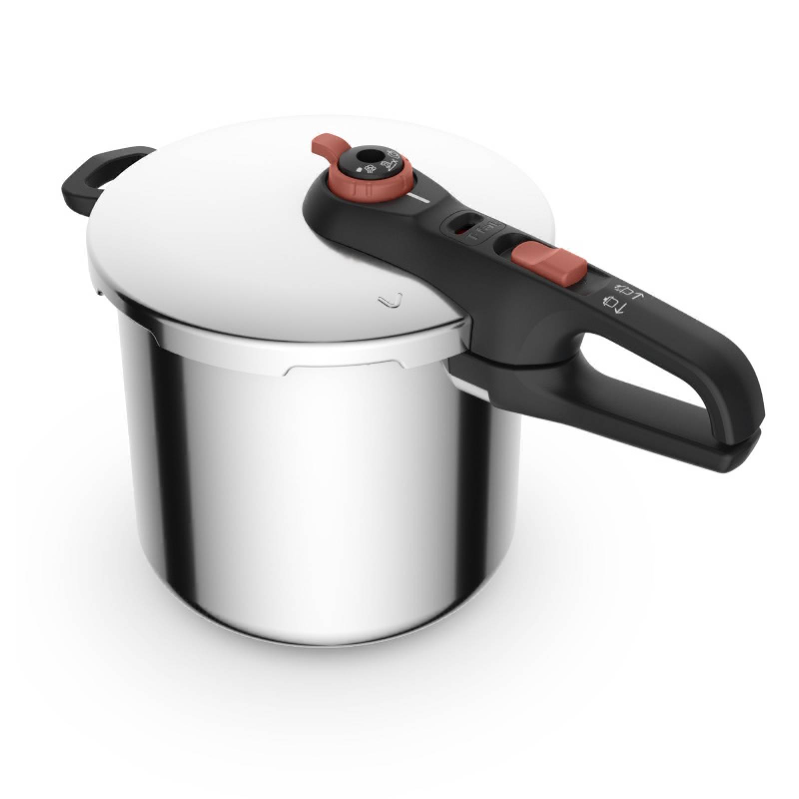 Olla de Presión 8 L Acero Inoxidable P2584403 Tefal T fal